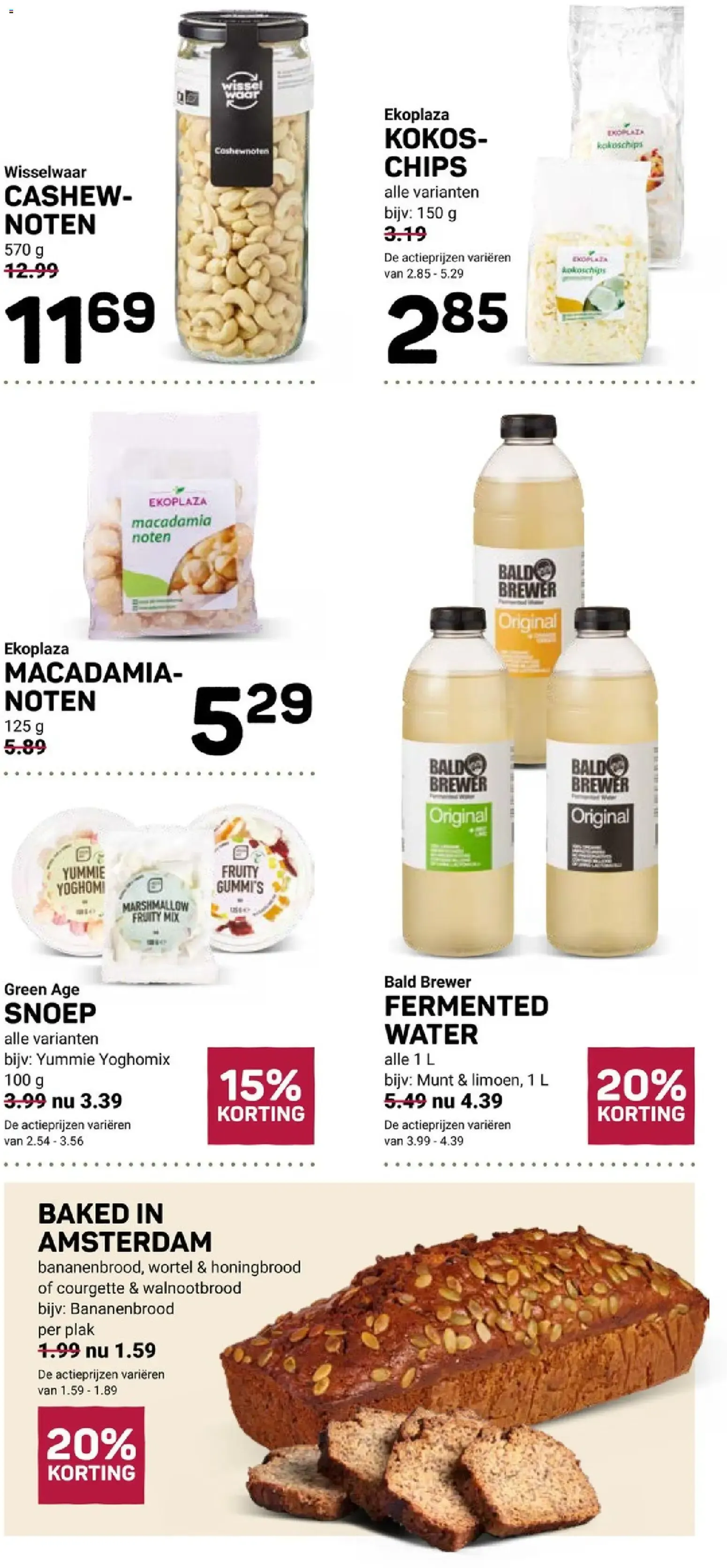Ekoplaza: Cashewnoten 25% korting van 7 oktober tot 13 oktober 2026 - Folder pagina 6