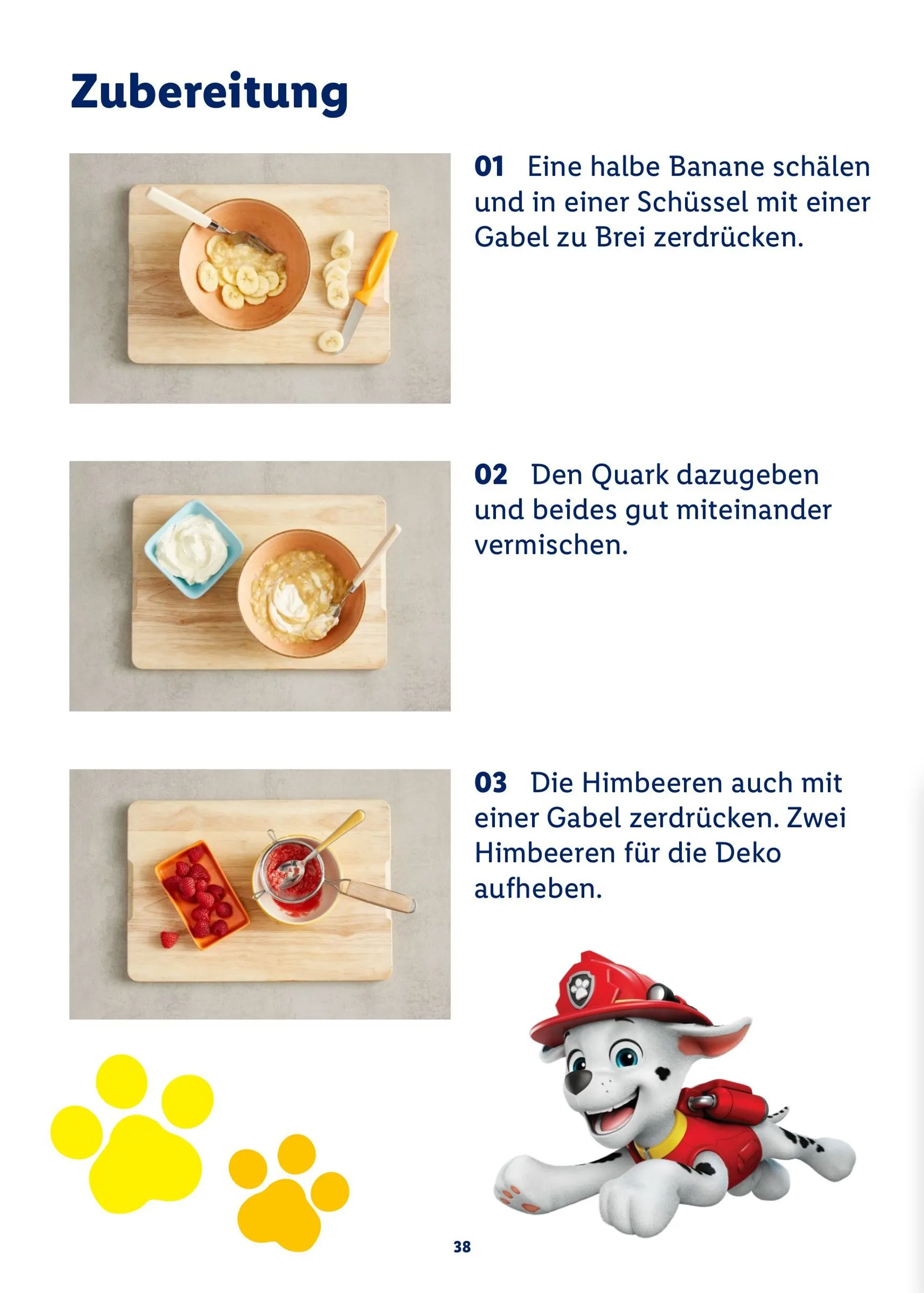 PAW Patrol Rezeptheft von 20. Juli bis 23. August 2026 - Prospekt seite 38