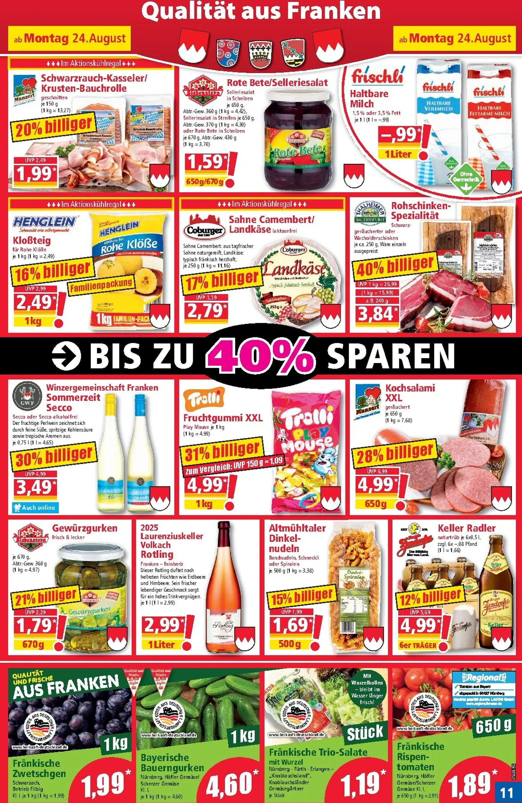 Norma Prospekt – von Montag 24.08.2026 bis Samstag 29.08.2026 von 24. August bis 29. August 2026 - Prospekt seite 11