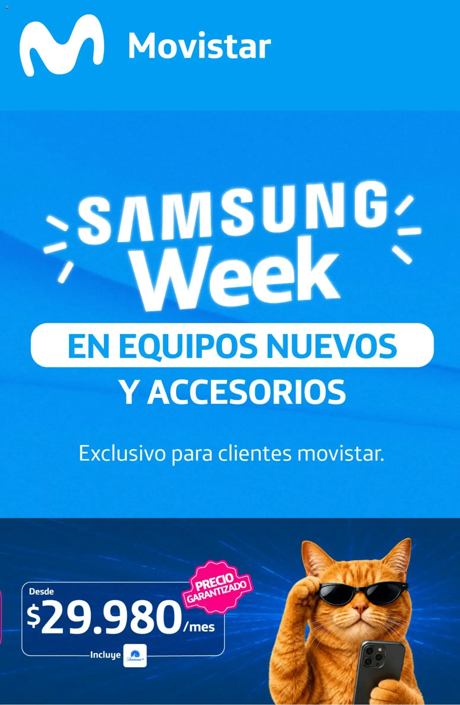 Catálogo de Movistar Samsung Week en equipos y accesorios 19 de julio al 3 de agosto 2026 - Página 1