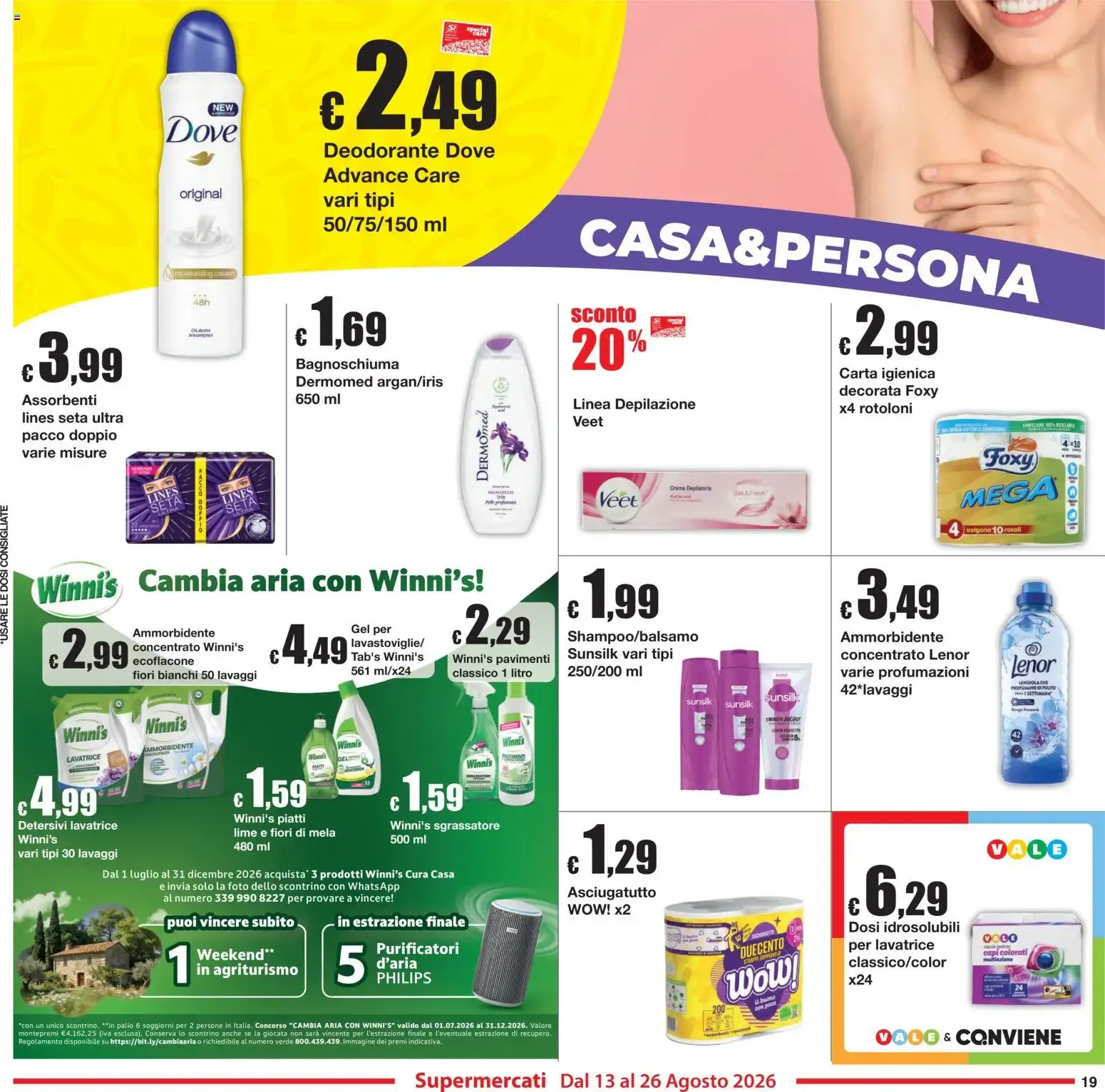 Sì con Te volantino dal 13/08/2026 - online Offerte da 13 agosto a 26 agosto di 2026 - Pagina del volantino 19