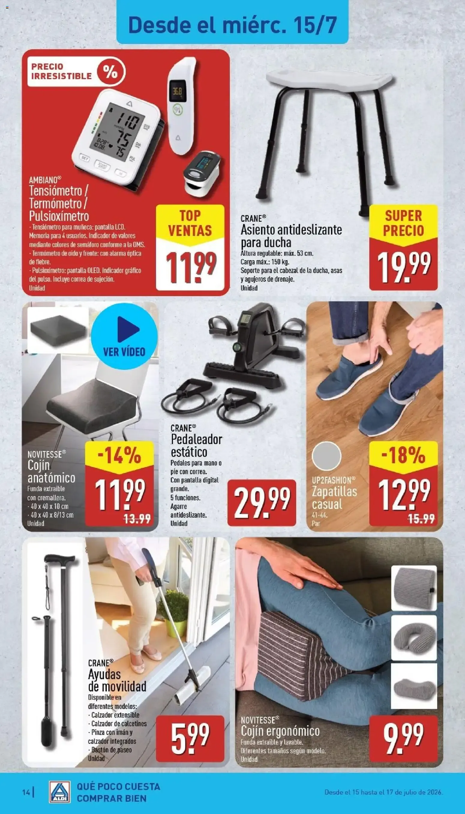 Catálogo de Aldi: Un baño de frescura al mejor precio 13 de julio al 19 de julio 2026 - Página 14