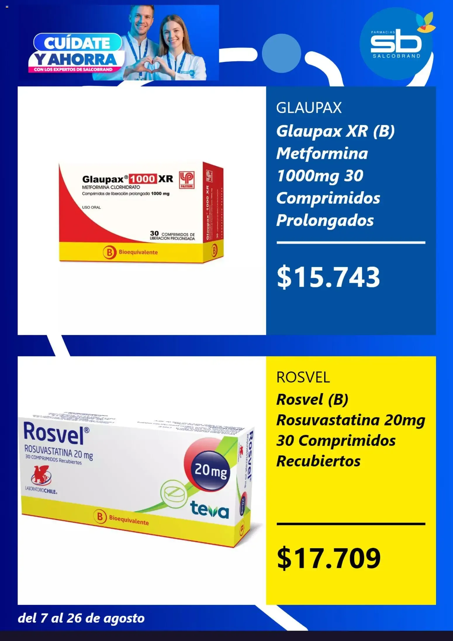 Catálogo de Cuídate y Ahorra con Salcobrand: Salud Cardiovascular, Antigripales y más con hasta 30% DCTO. 7 de agosto al 26 de agosto 2026 - Página 3