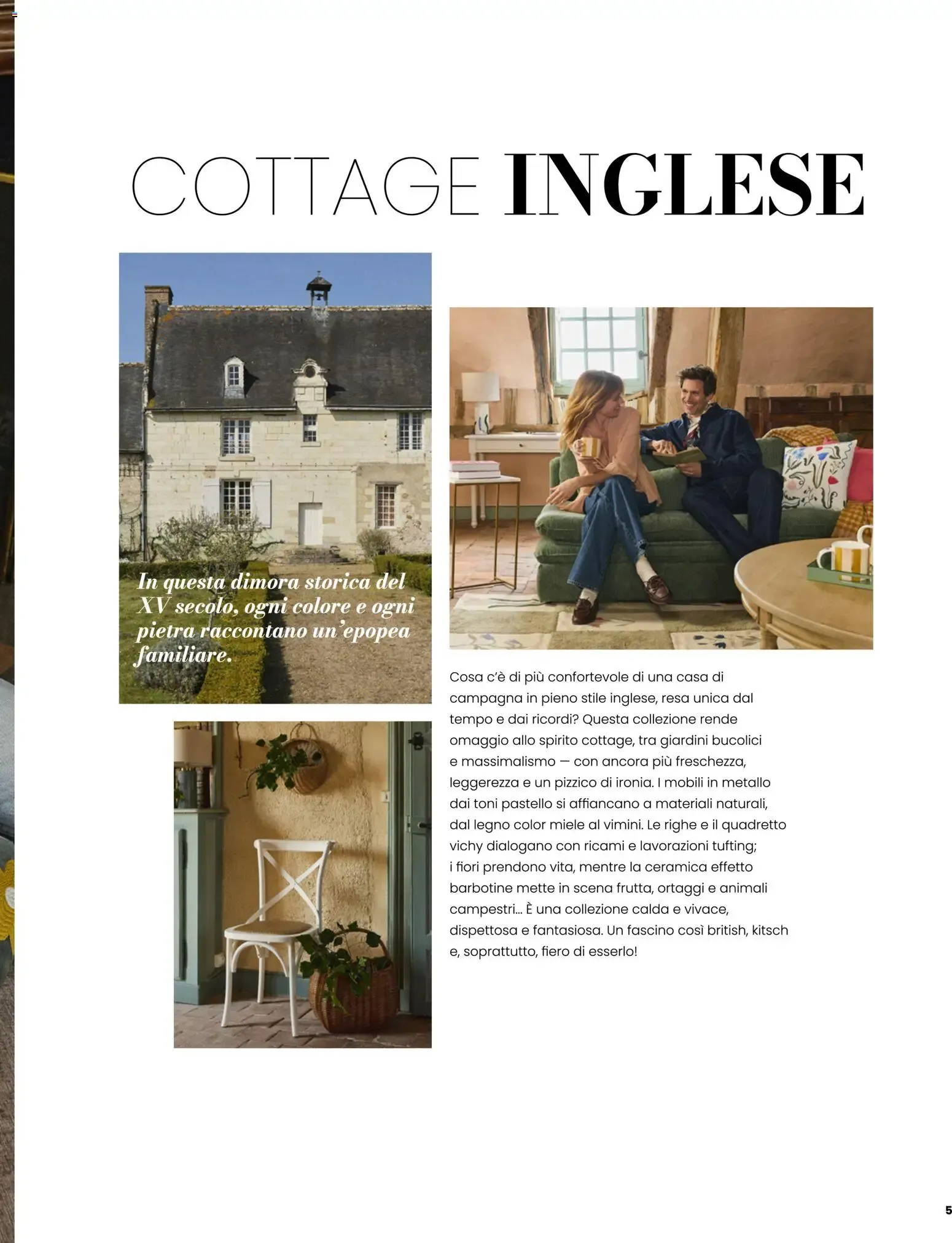 MAISONS DU MONDE PERCORSI INTERIORI COLLEZIONE AUTUNNO-INVERNO 2026 da 23 settembre a 20 marzo di 2027 - Pagina del volantino 5