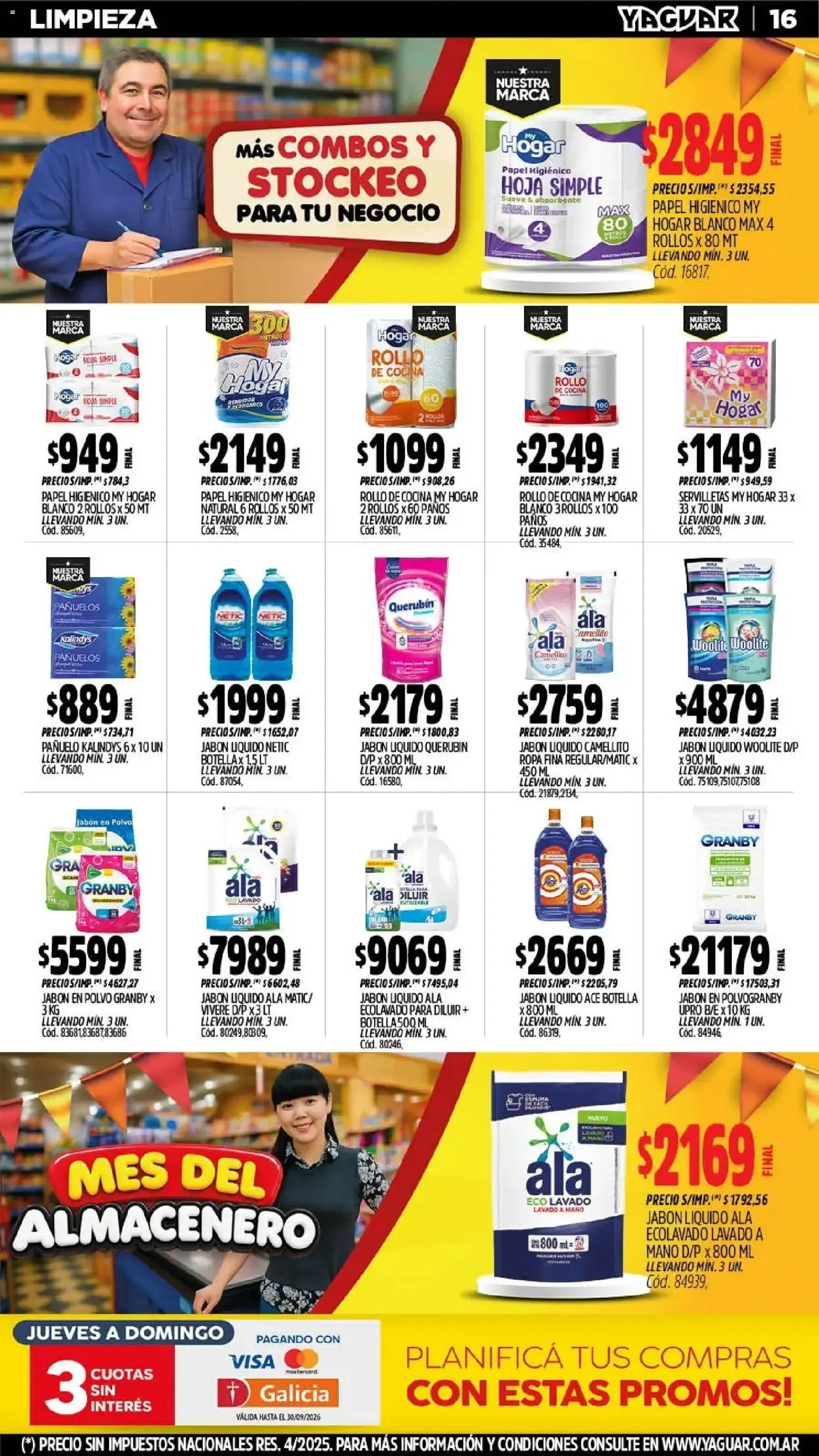 Ofertas de Yaguar - Oferta Semanal General Roca del 21/09/2026 - 26/09/2026 21 de septiembre al 26 de septiembre 2026 - Página 16 del catálogo