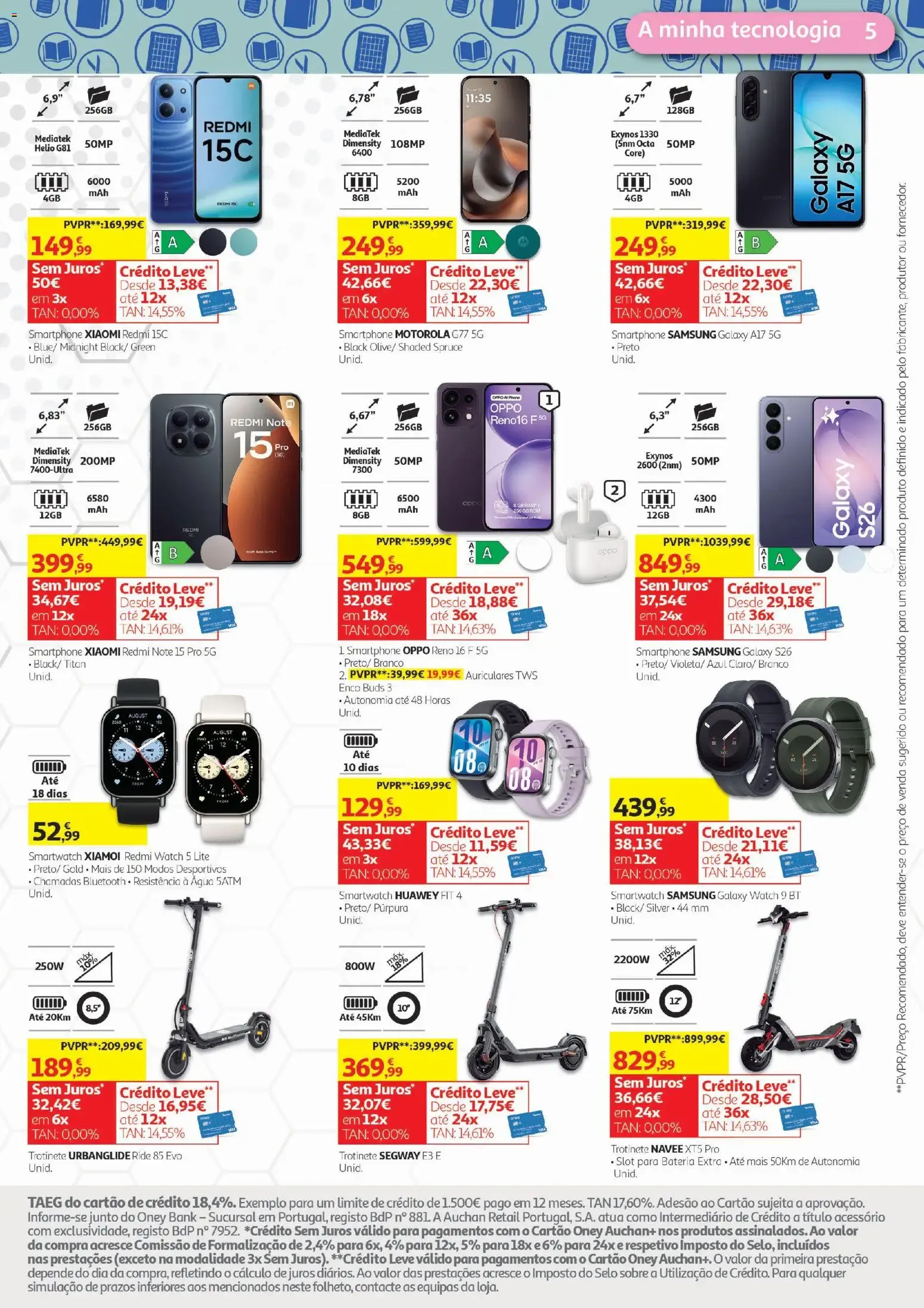 Folheto Auchan - Tecno Escolar » de 19/08/2026 - 03/09/2026 de 19 de agosto até 3 de setembro 2026 - Pagina 5
