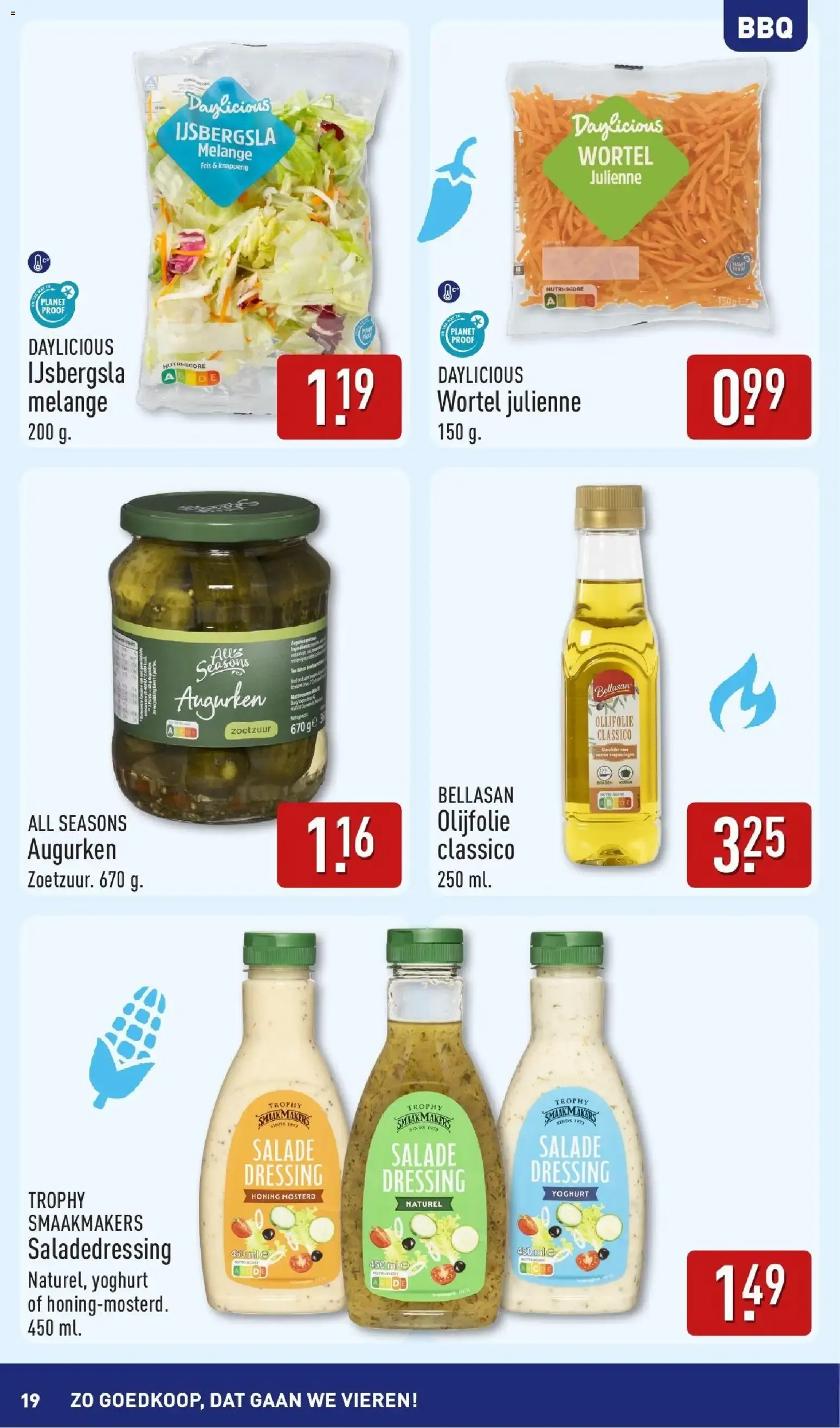 Aldi: Zo Goedkoop, dat gaan we vieren! Inspiración de verano para la BBQ van 10 augustus tot 16 augustus 2026 - Folder pagina 19