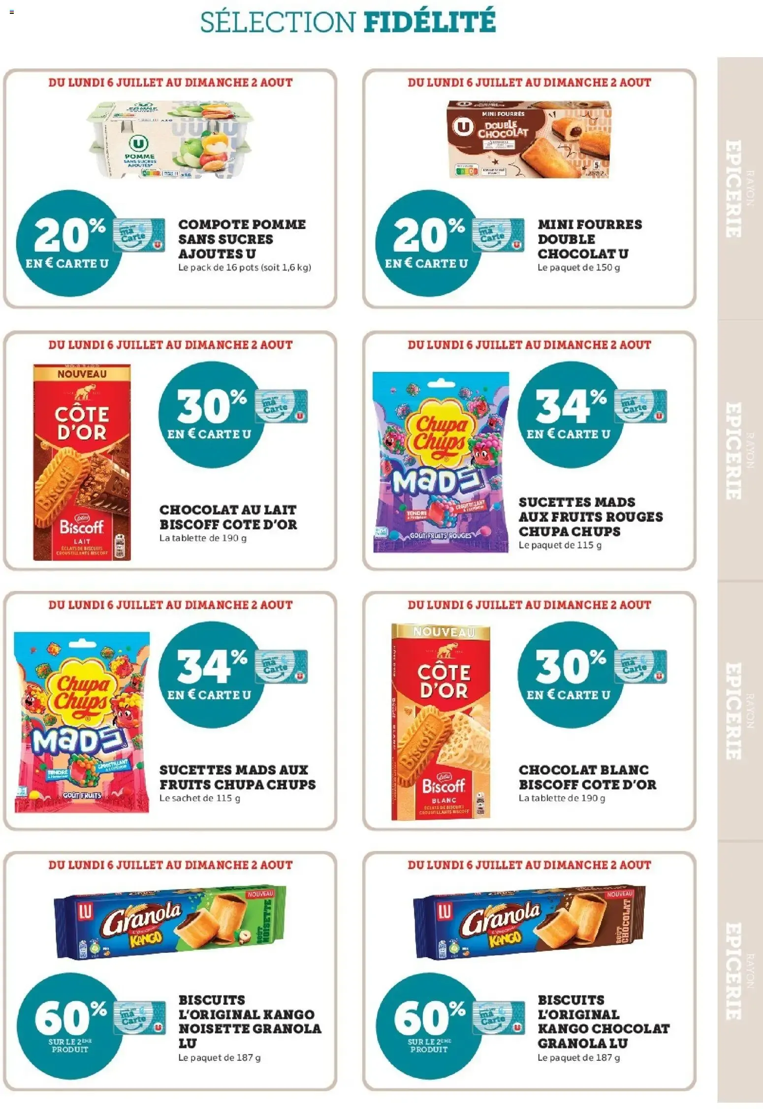 Hyper U - Ma sélection Carte U Juillet à partir du 06/07/2026 - promo en ligne du 6 juillet au 2 août 2026 - Catalogue page 17