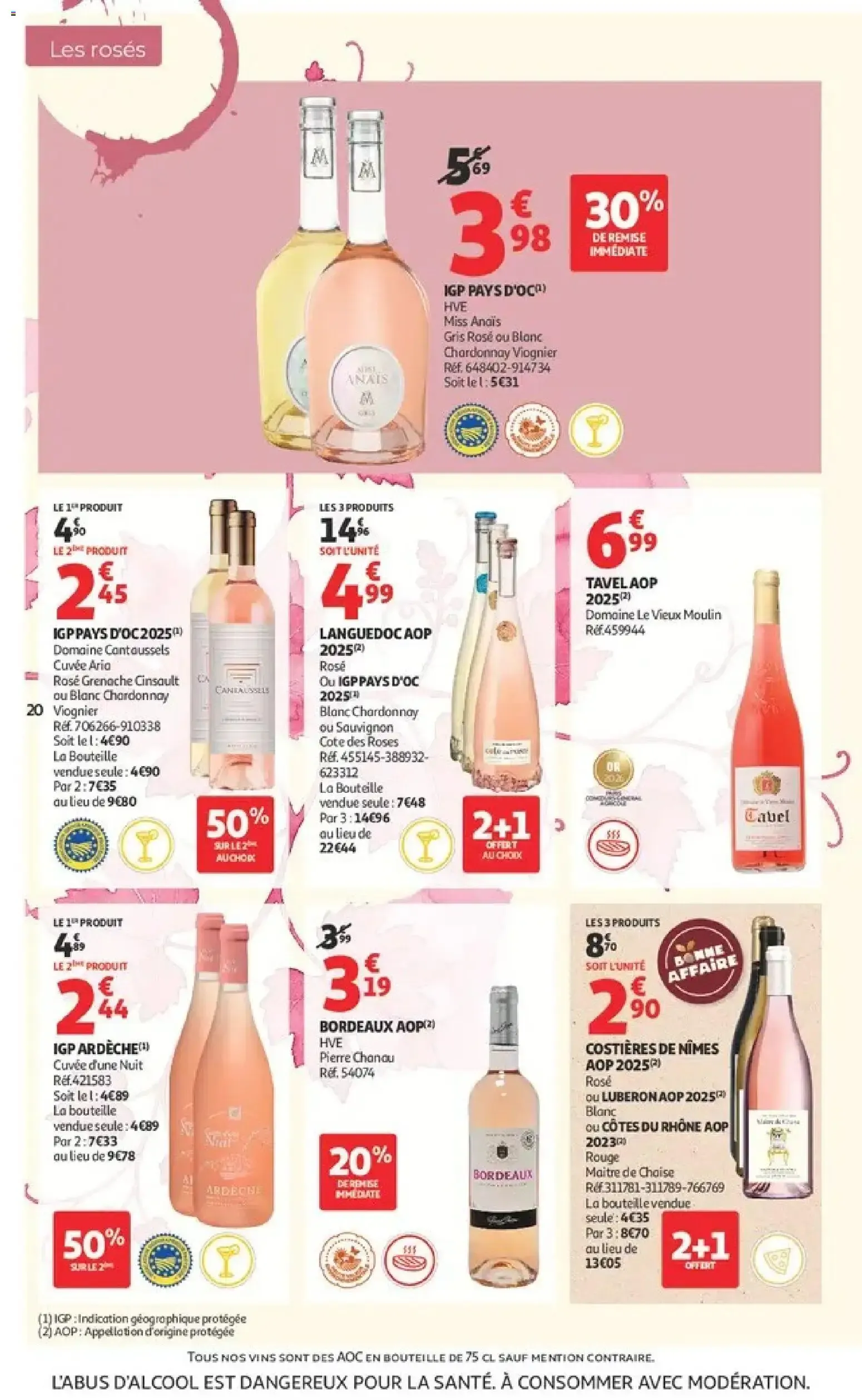 Auchan - Foire aux vins à partir du 25/09/2026 - promo en ligne du 25 septembre au 10 octobre 2026 - Catalogue page 20