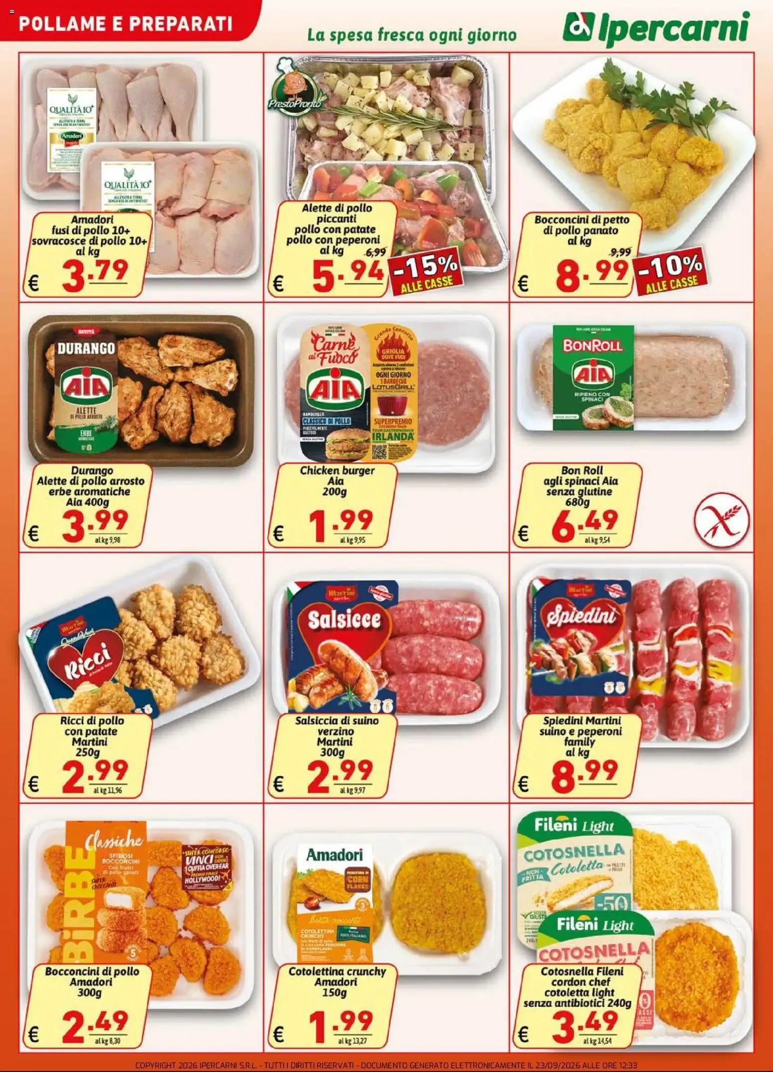 Ipercarni volantino dal 23/09/2026 - online Offerte da 23 settembre a 1 ottobre di 2026 - Pagina del volantino 4