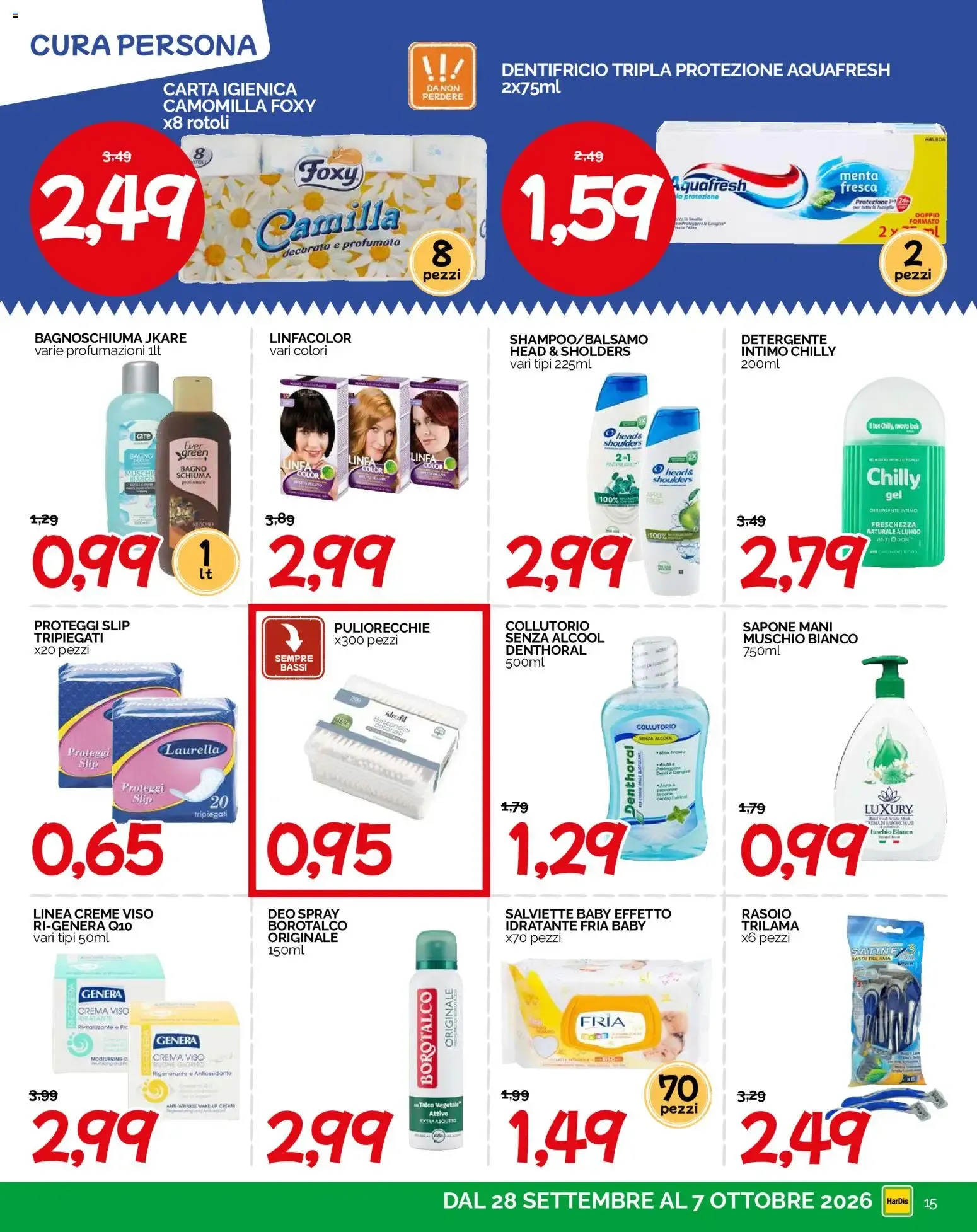 HarDis volantino dal 28/09/2026 - online Offerte da 28 settembre a 7 ottobre di 2026 - Pagina del volantino 15