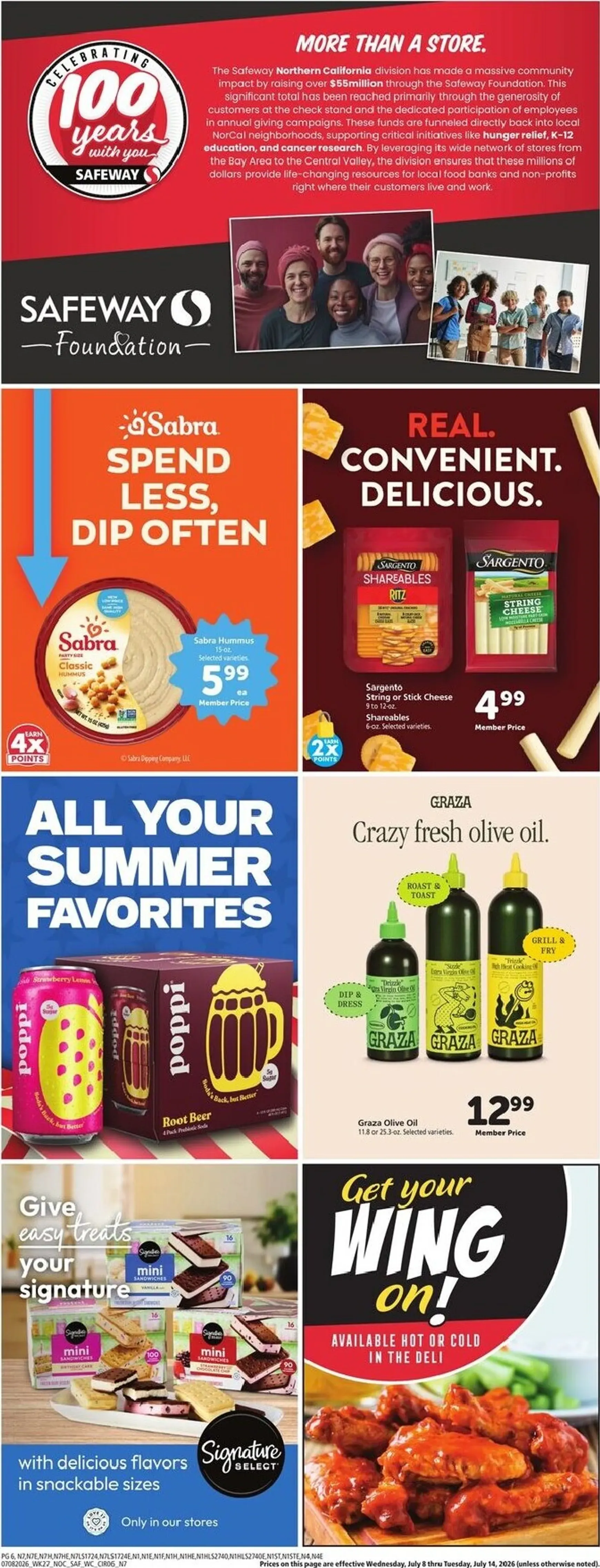 Weekly ad Safeway - Celebrating 100 years with you! from July 8 to July 14 2026 - Page 6