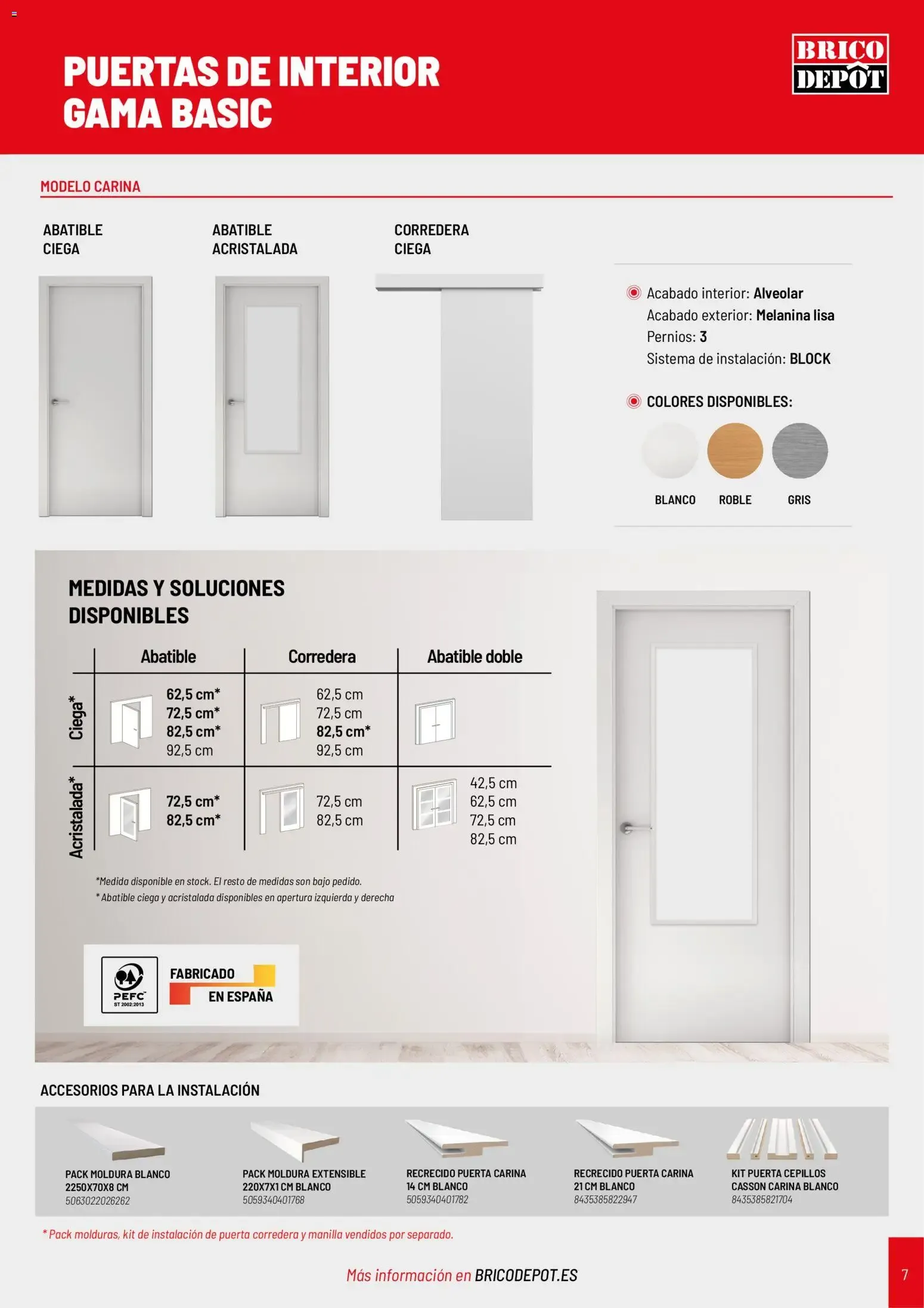 Catálogo de Brico Depôt Catálogo Puertas y Ventanas 2026 7 de octubre al 31 de diciembre 2026 - Página 7