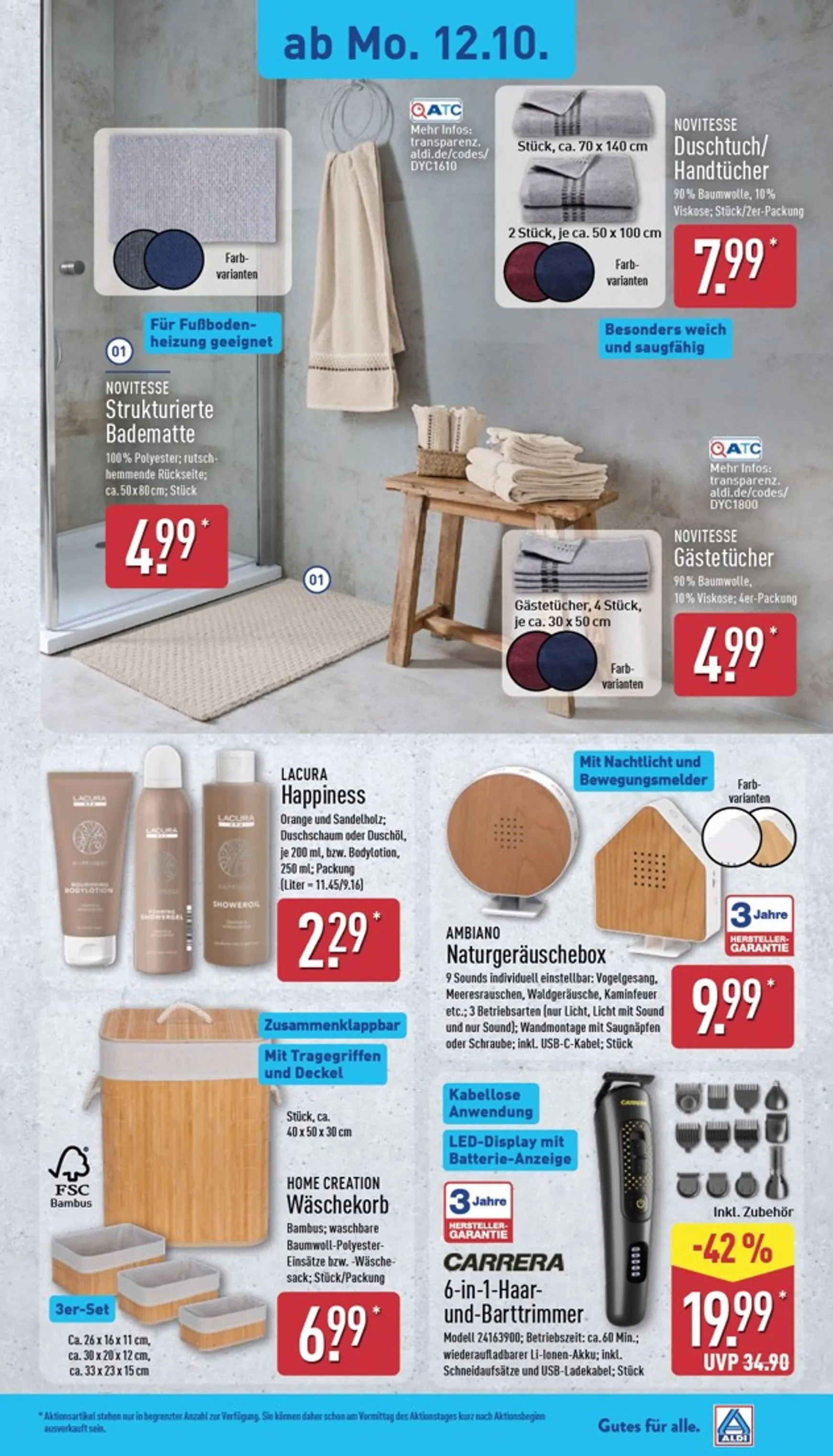 ALDI NORD - Ausblick Prospekt nächste Woche – von Montag 12.10.2026 bis Samstag 17.10.2026 von 12. Oktober bis 17. Oktober 2026 - Prospekt seite 8