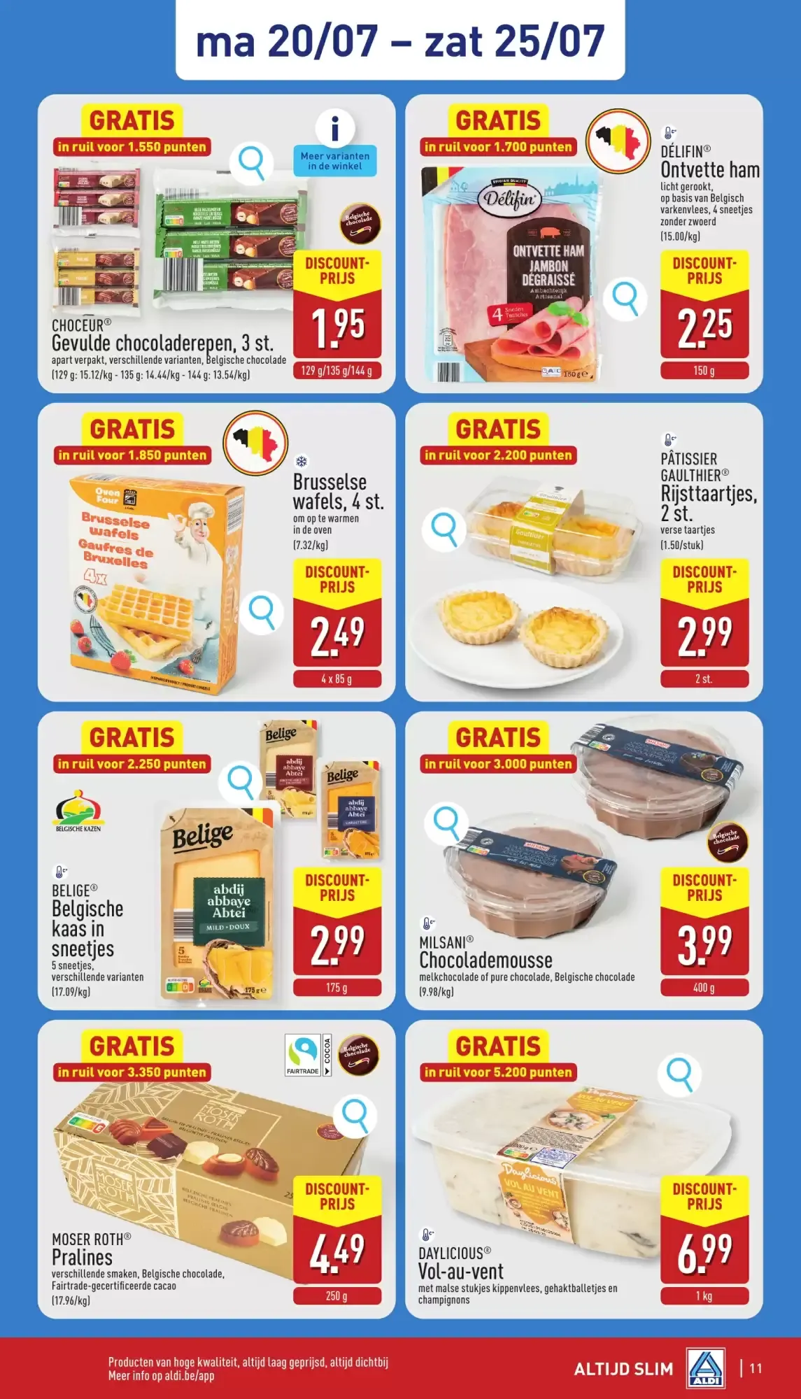 Aldi folder van 20/07 t.e.m. 25/07 van 20 juli tot 25 juli 2026 - folder pagina 11