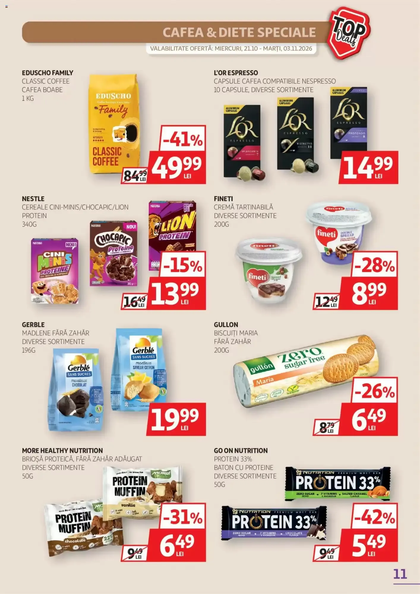 Catalog Catalog Auchan de la 21 octombrie până la 3 noiembrie 2026 - Revista Pagina 11