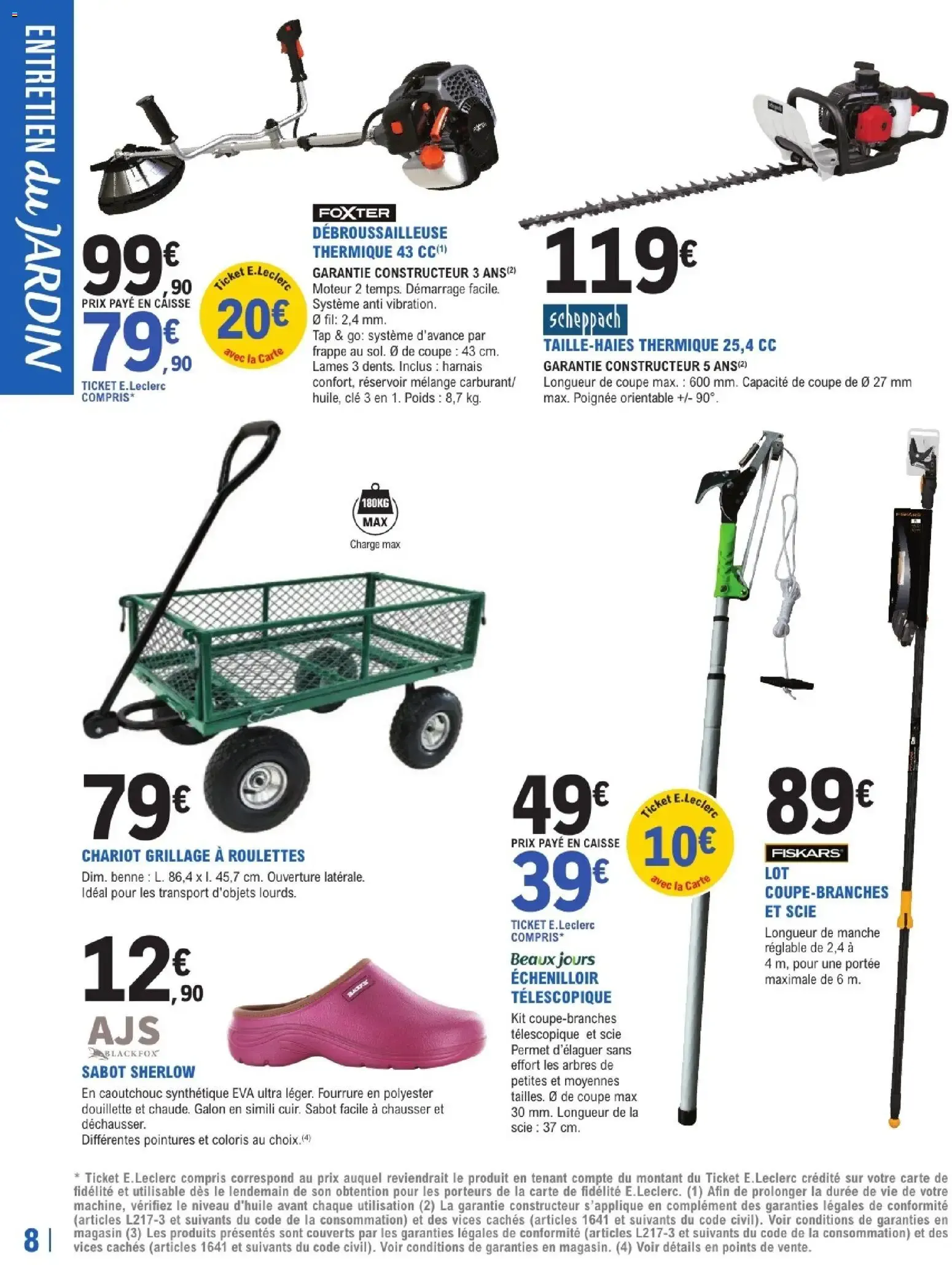 Brico E.Leclerc catalogue Jardi à partir du 13/10/2026 - promo en ligne du 13 octobre au 24 octobre 2026 - Catalogue page 8