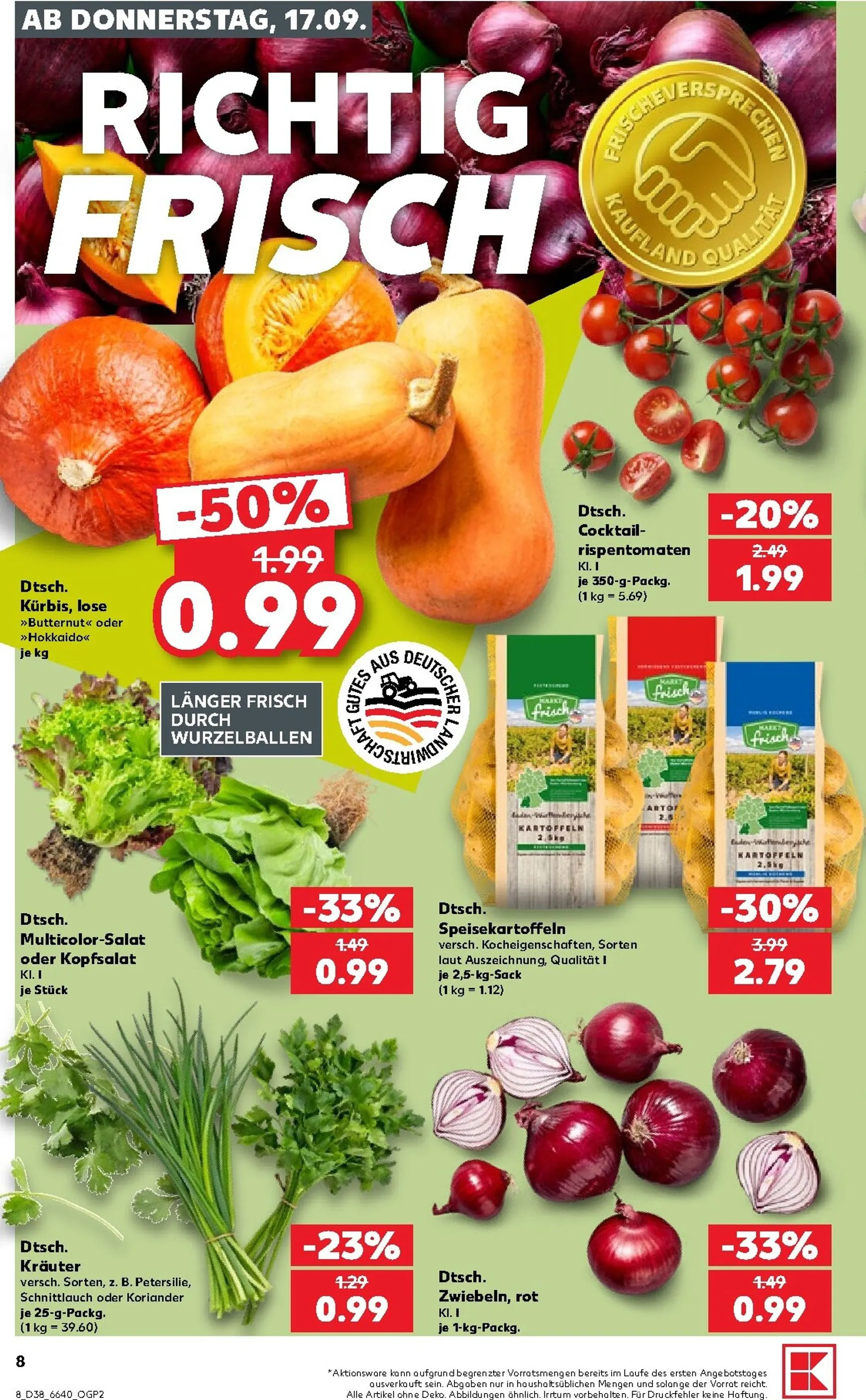 Neuer Kaufland Prospekt – von Donnerstag 17.09.2026 bis Mittwoch 23.09.2026 von 17. September bis 23. September 2026 - Prospekt seite 9
