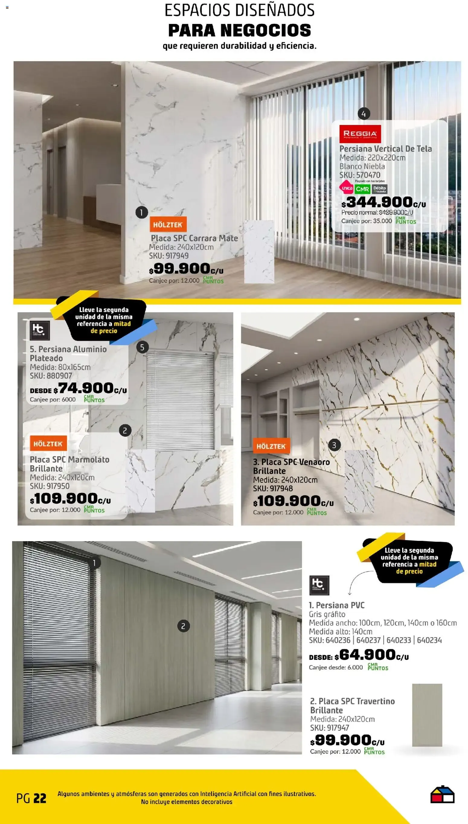 Catalogo de Homecenter catálogo La transformación es imparable desde el 08/09/2026 > Revistas Octubre 8 de septiembre al 23 de octubre 2026 - Pag 22