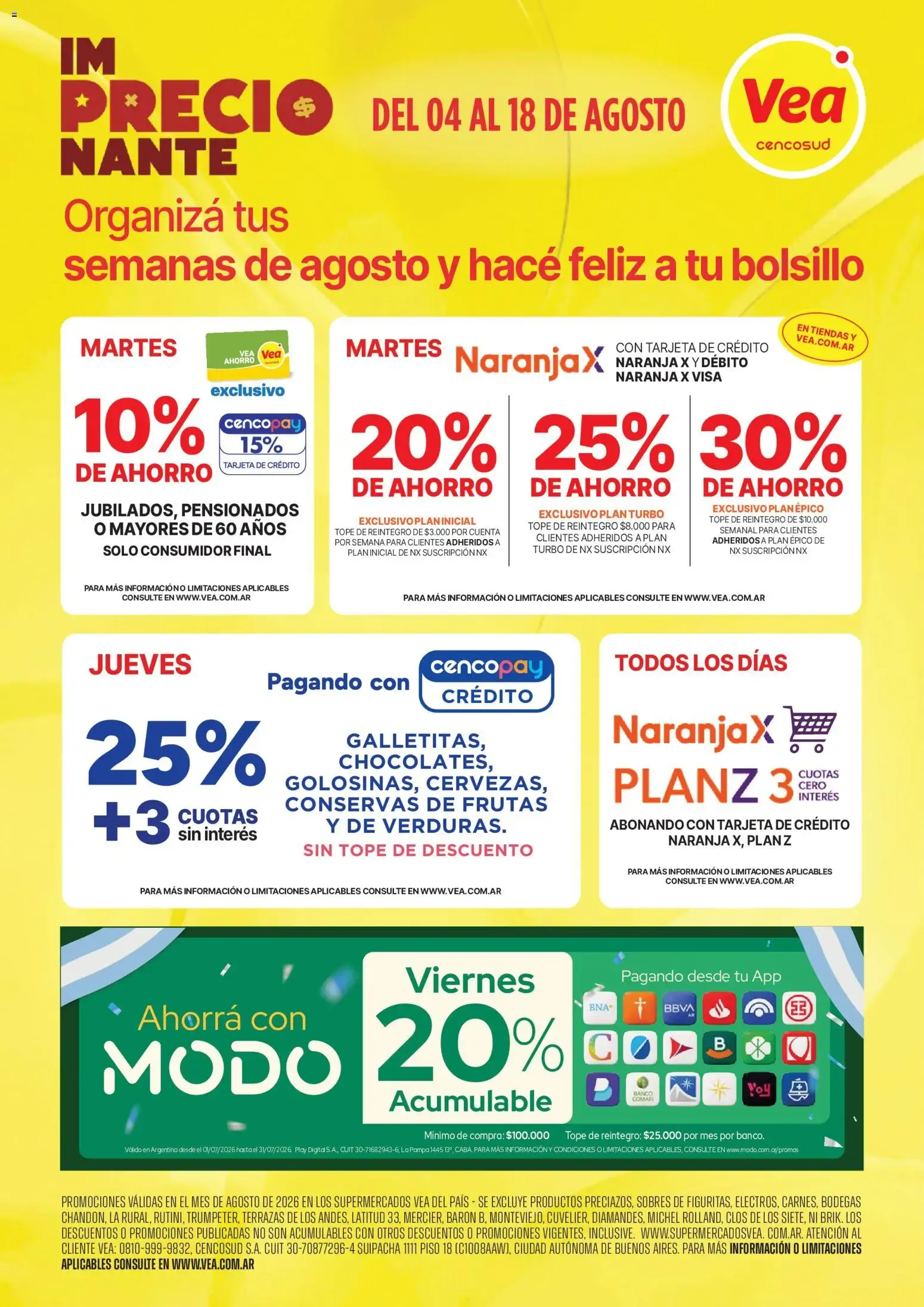 Ofertas de Vea ofertas del 04/08/2026 - 18/08/2026 4 de agosto al 18 de agosto 2026 - Página 16 del catálogo