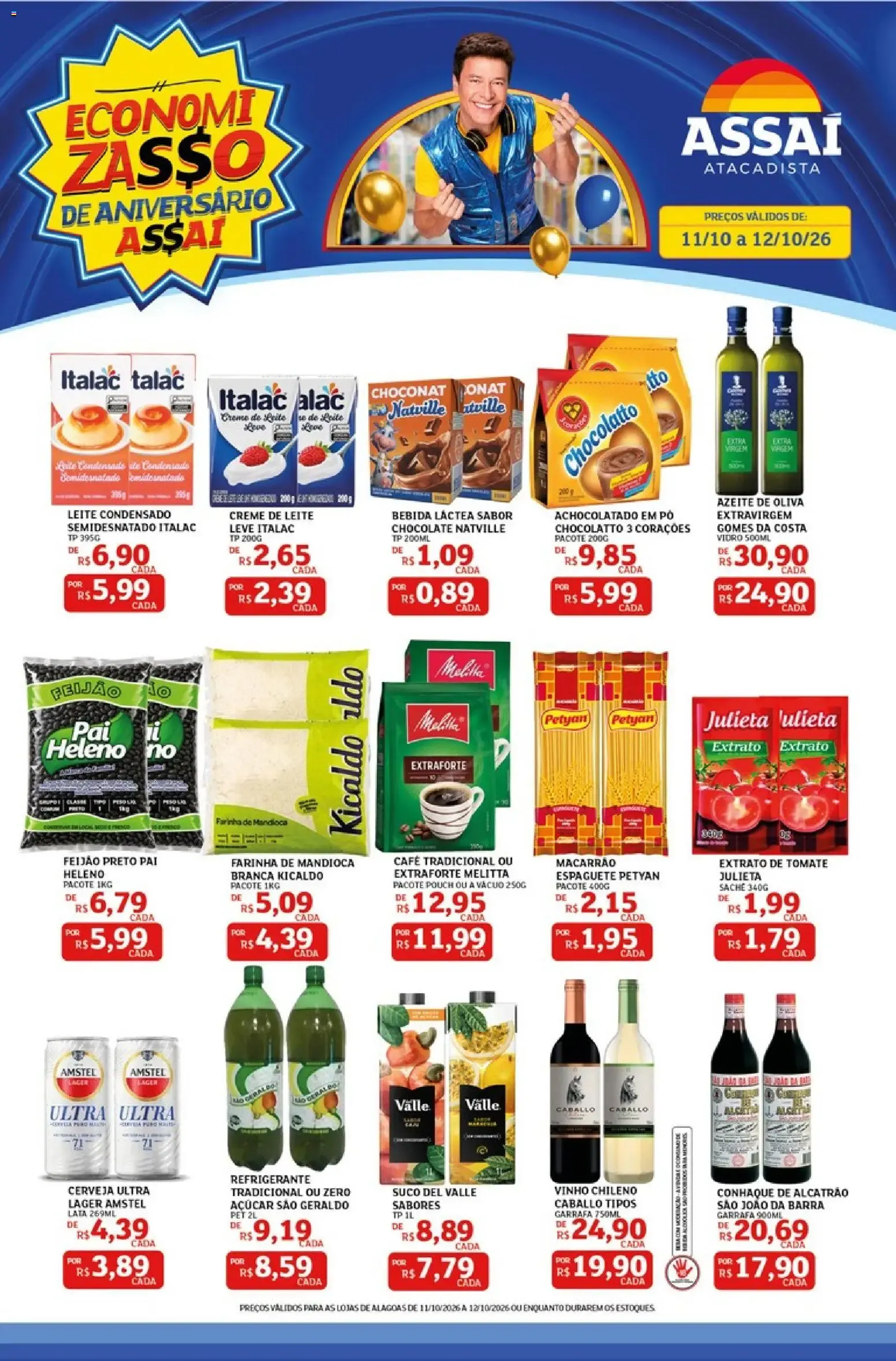 Encarte de Assaí Atacadista ofertas - AL de 11/10/2026 | Promoções Online 11 de outubro até 12 de outubro 2026 - Pagina 1