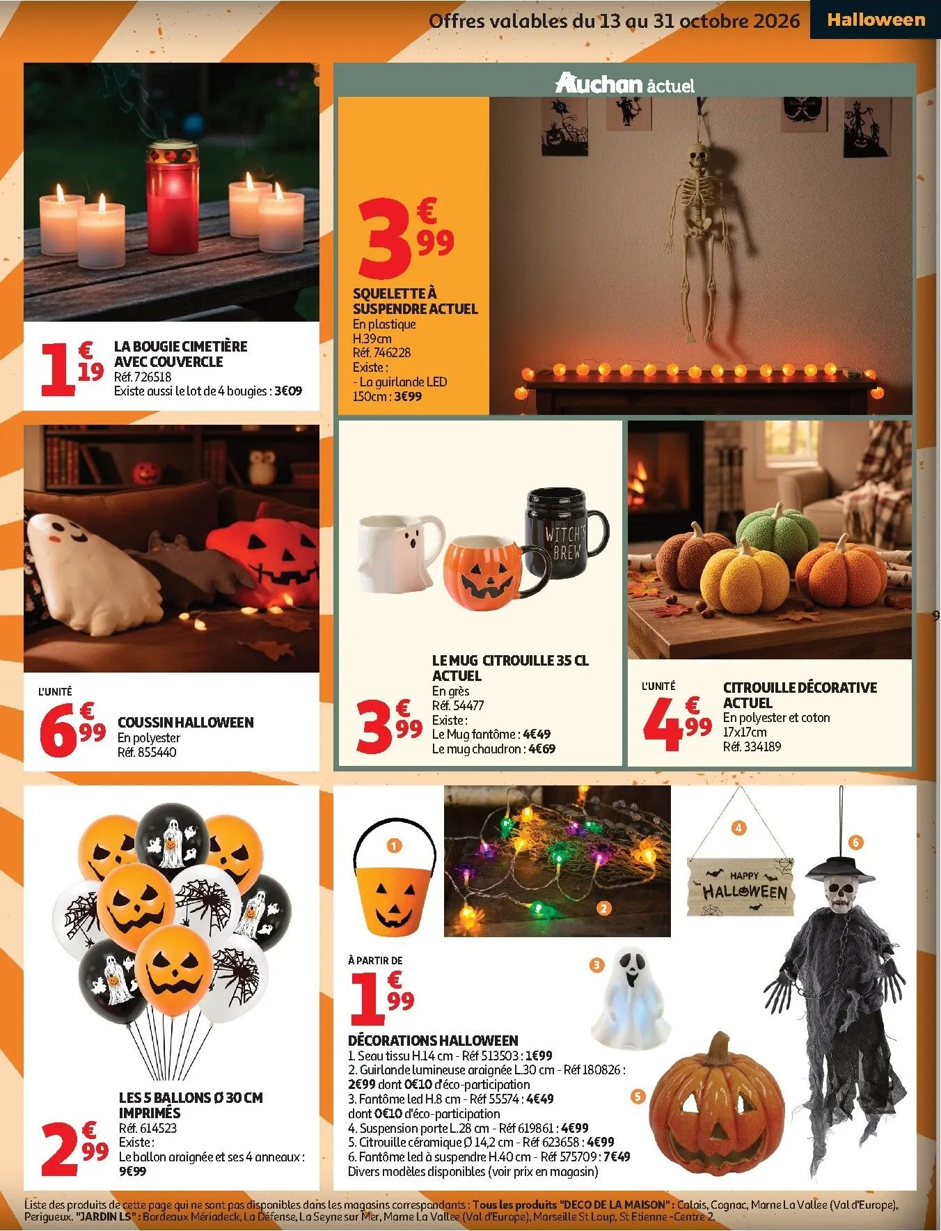 Le Grand Show d'Halloween - Auchan du 13 octobre au 25 octobre 2026 - Catalogue page 9