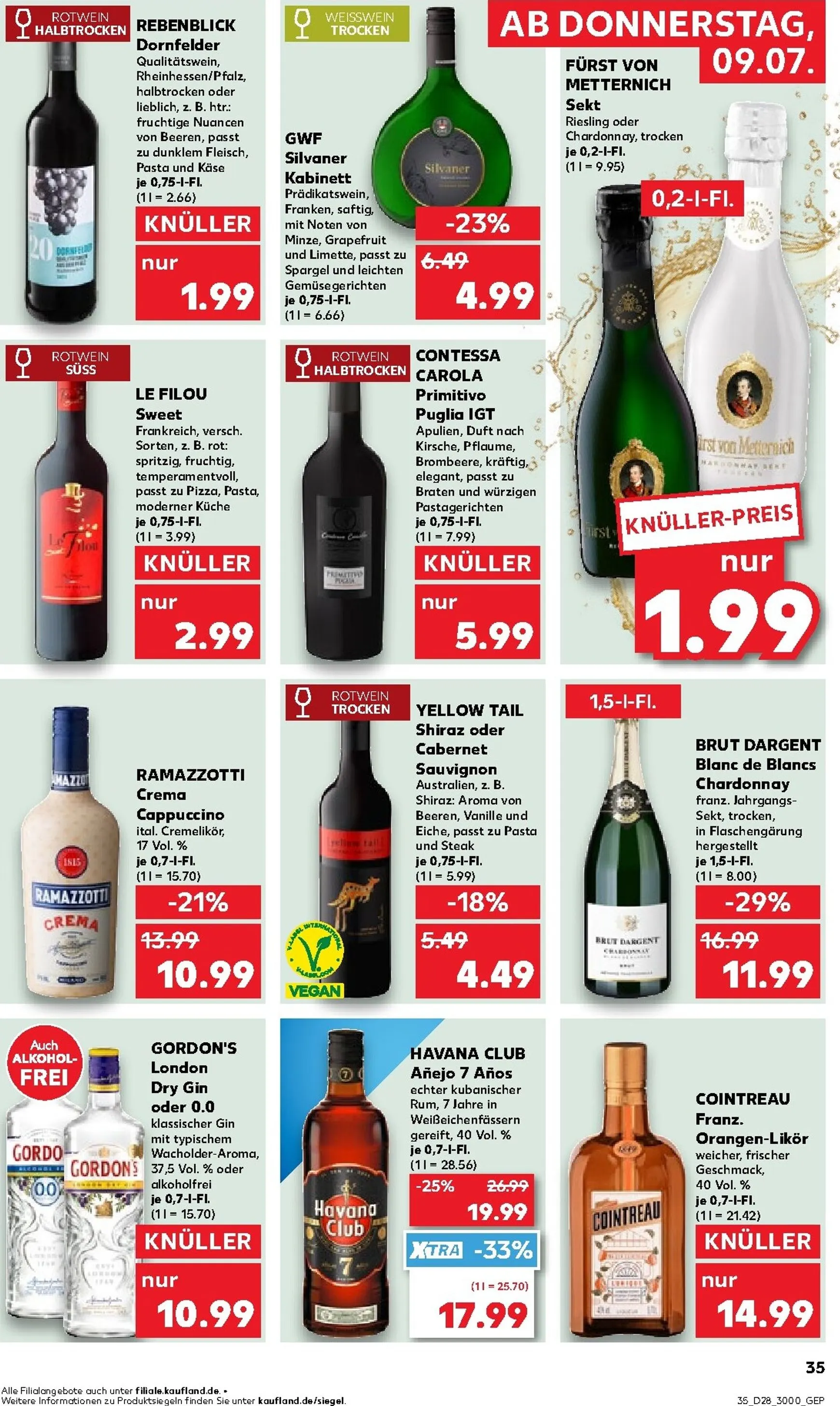 Kaufland Prospekt nächste Woche – von Donnerstag 09.07.2026 bis Mittwoch 15.07.2026 von 9. Juli bis 15. Juli 2026 - Prospekt seite 35
