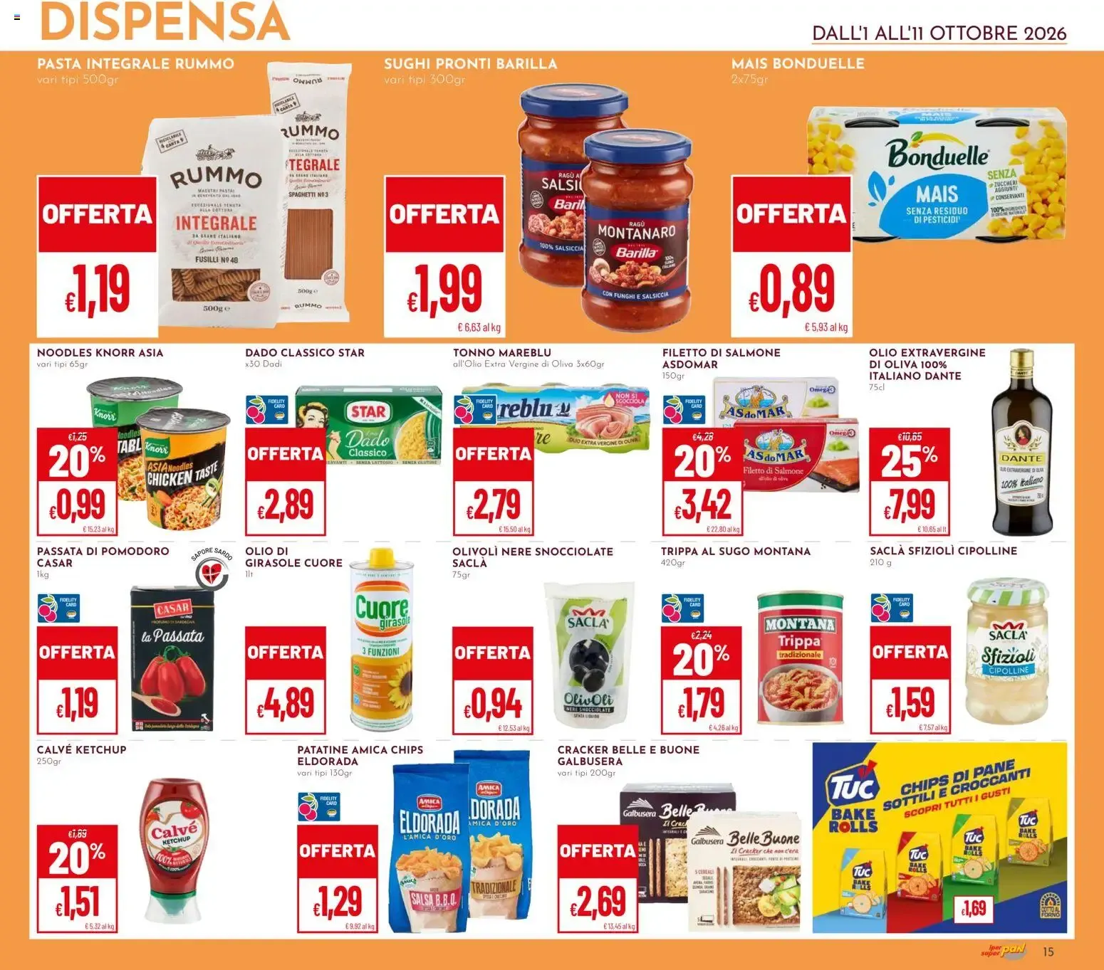 Nuovo Pan volantino dal 01/10/2026 > offerte anteprima 🛍️ da 1 ottobre a 21 ottobre di 2026 - Pagina del volantino 15
