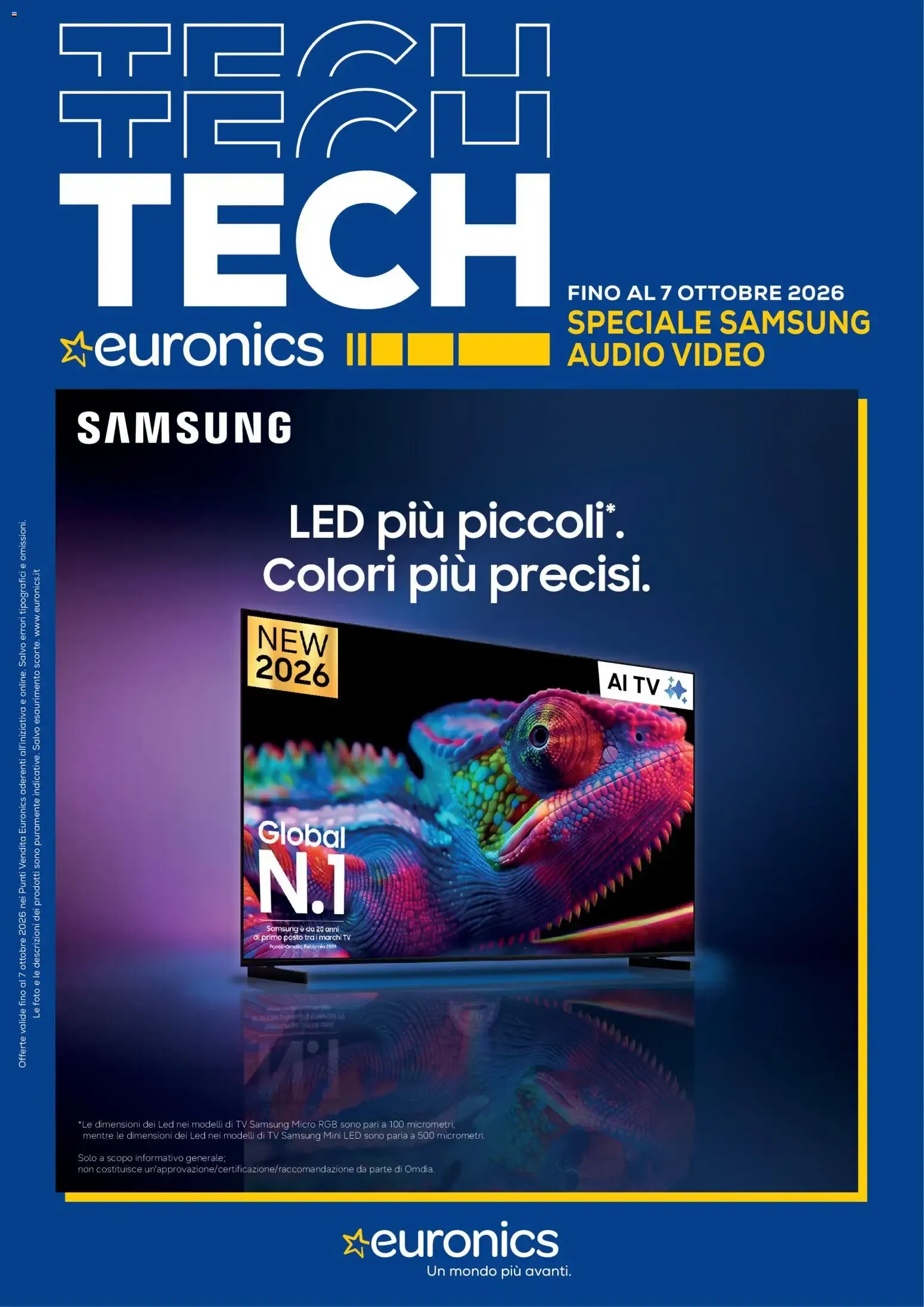 Speciale Samsung Audio Video da 1 ottobre a 7 ottobre di 2026 - Pagina del volantino 1