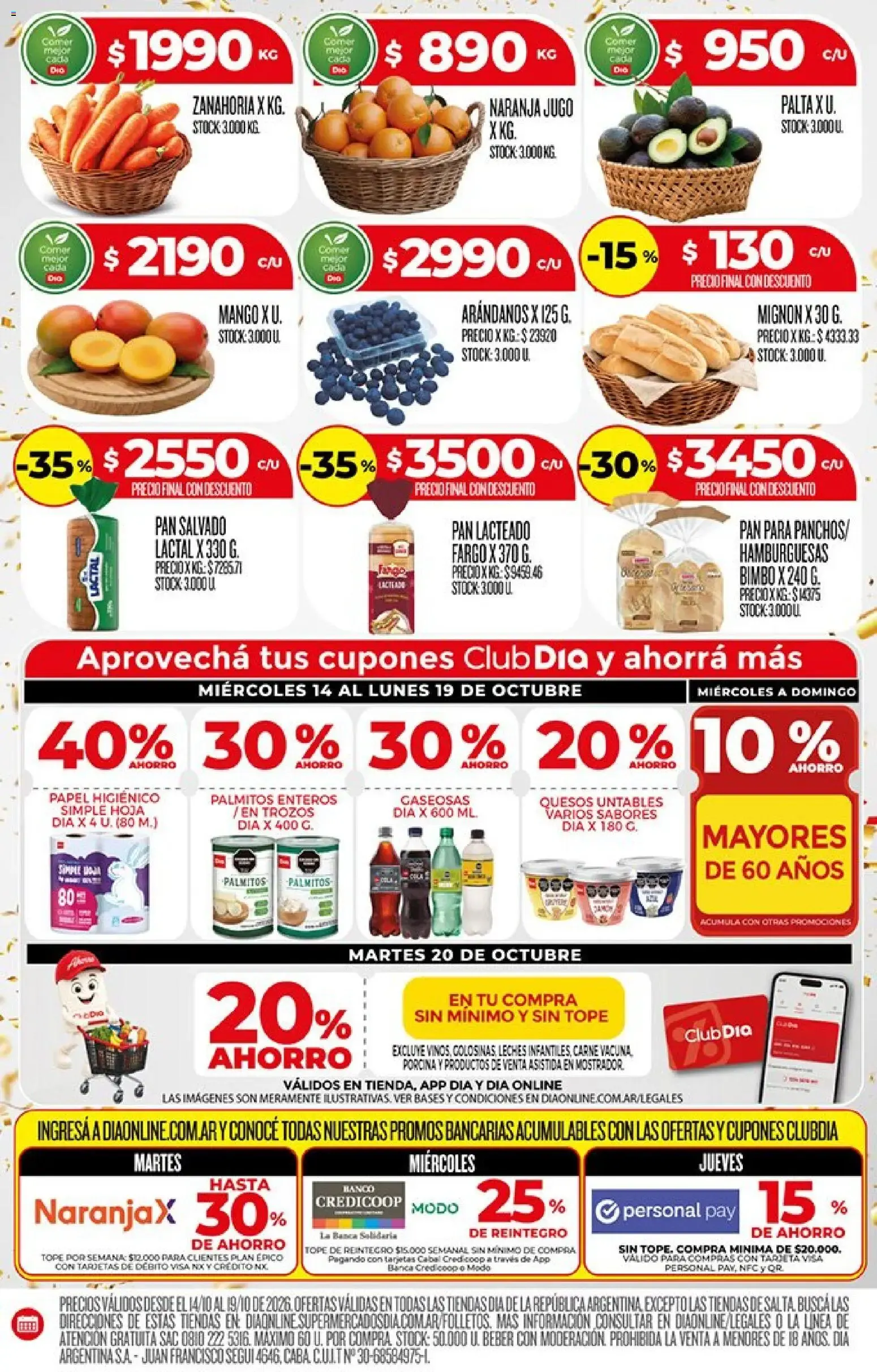 Ofertas de Club Día 20 años - Tu precio con Club Día 14 de octubre al 19 de octubre 2026 - Página 8 del catálogo