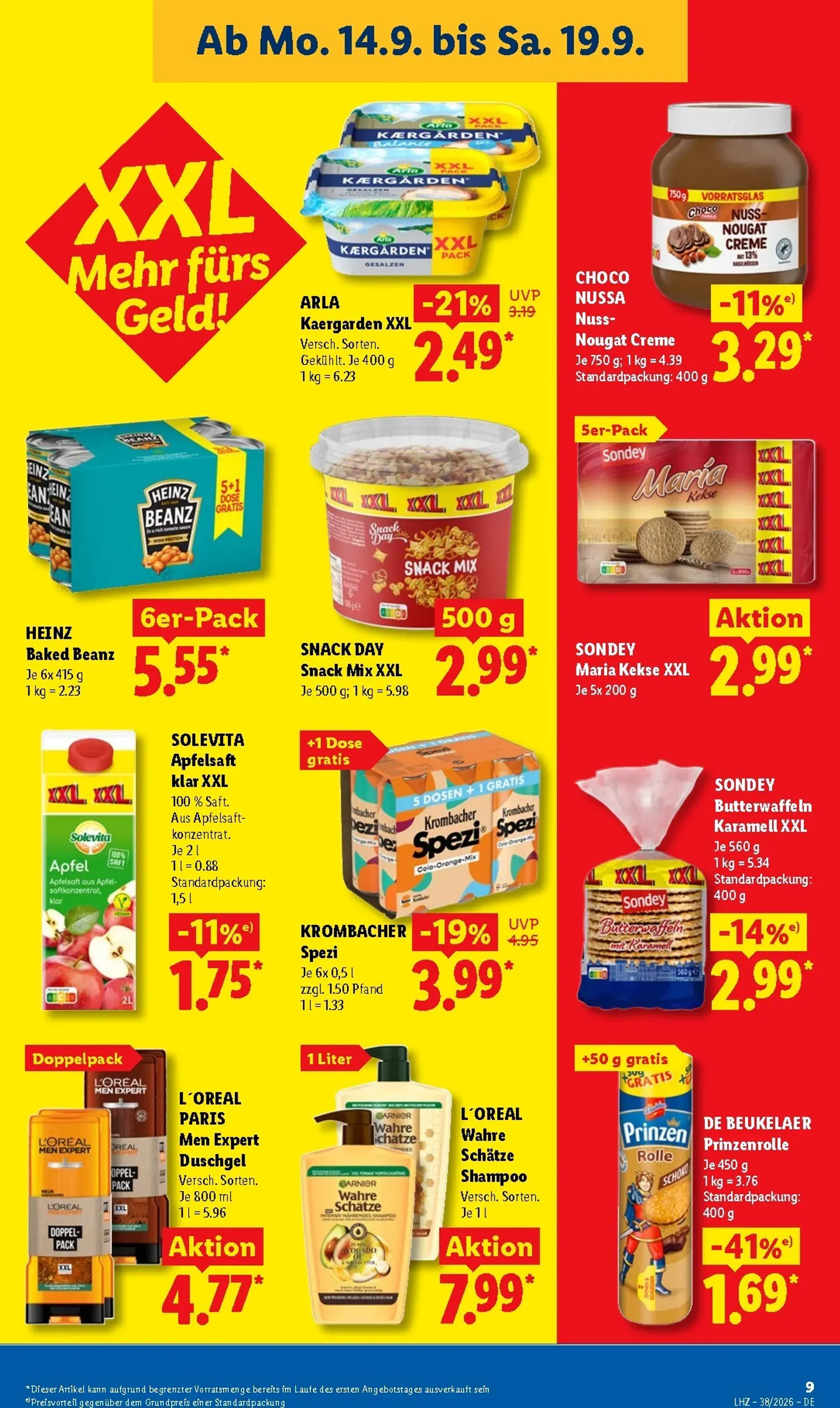 Lidl Prospekt - Ofertas del 14 al 19 de Septiembre von 14. September bis 19. September 2026 - Prospekt seite 18