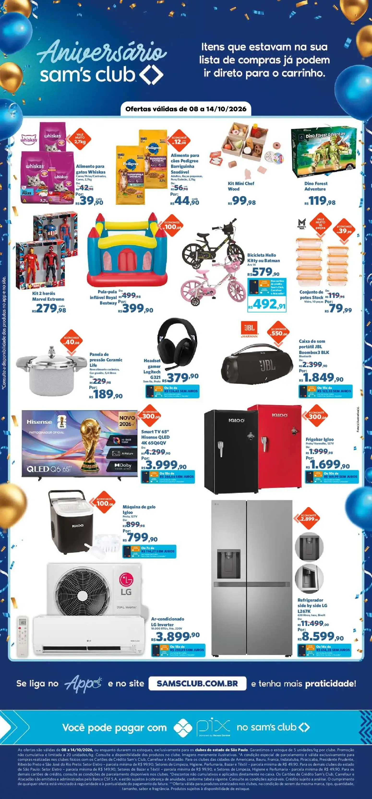 Encarte de Aniversário Sam's Club 8 de outubro até 14 de outubro 2026 - Pagina 10