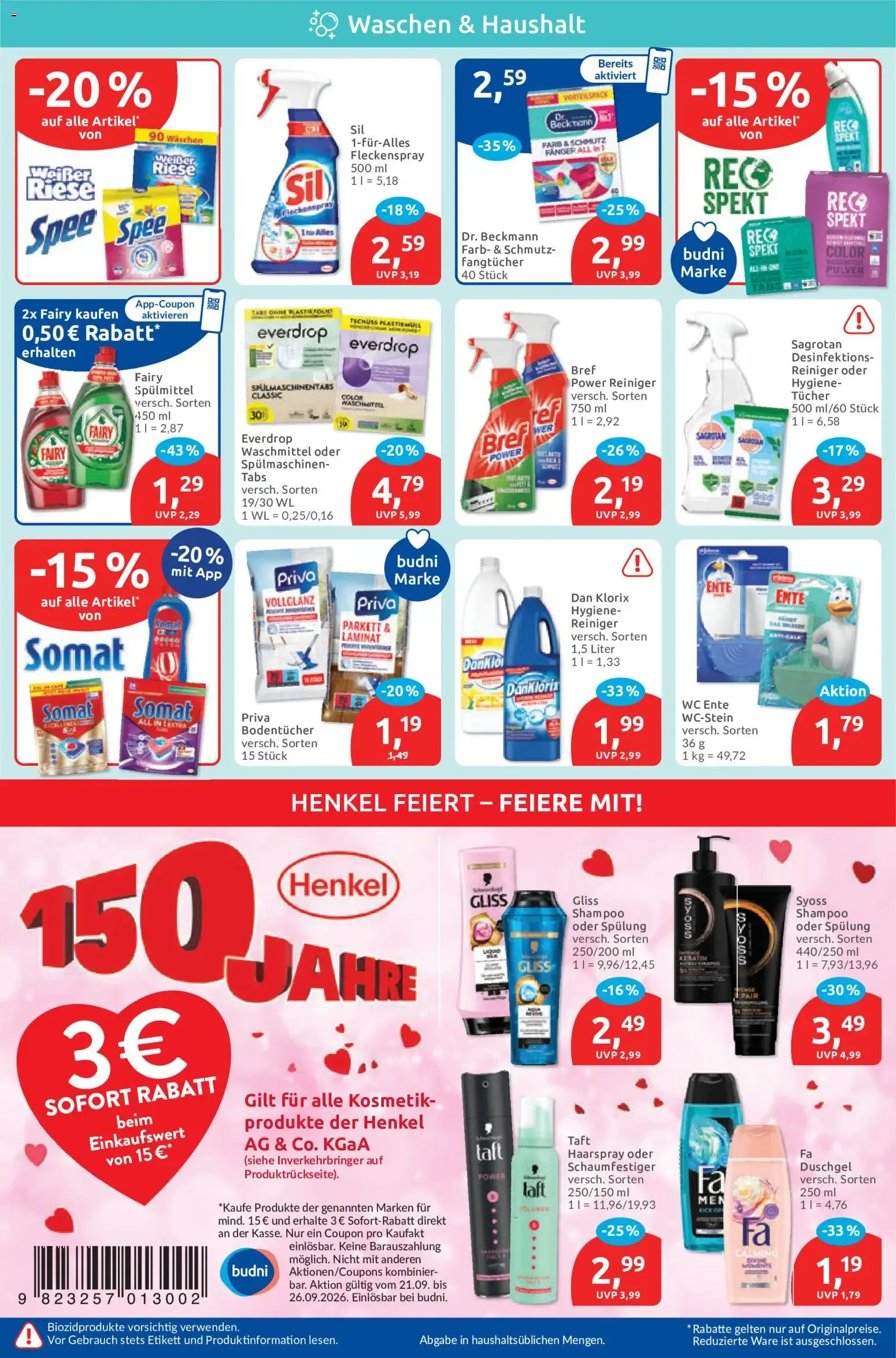 Neue Budni Prospekt (vom 21.09.2026 - 26.09.2026) von 21. September bis 26. September 2026 - Prospekt seite 4