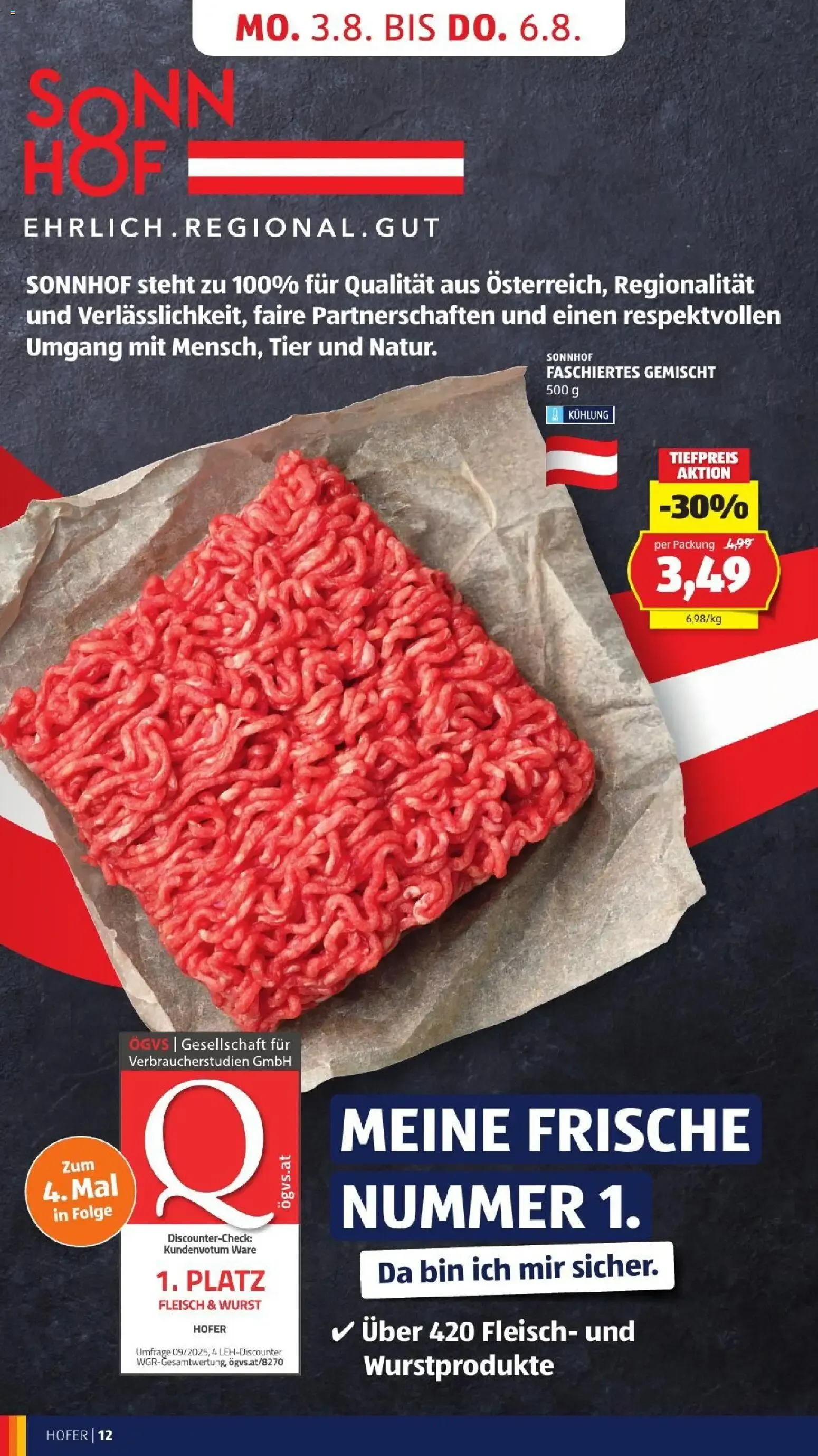 Hofer Flugblatt ab 31.07. - Angebote, Aktionen von 31. Juli bis 6. August 2026 - Flugblätt seite  18