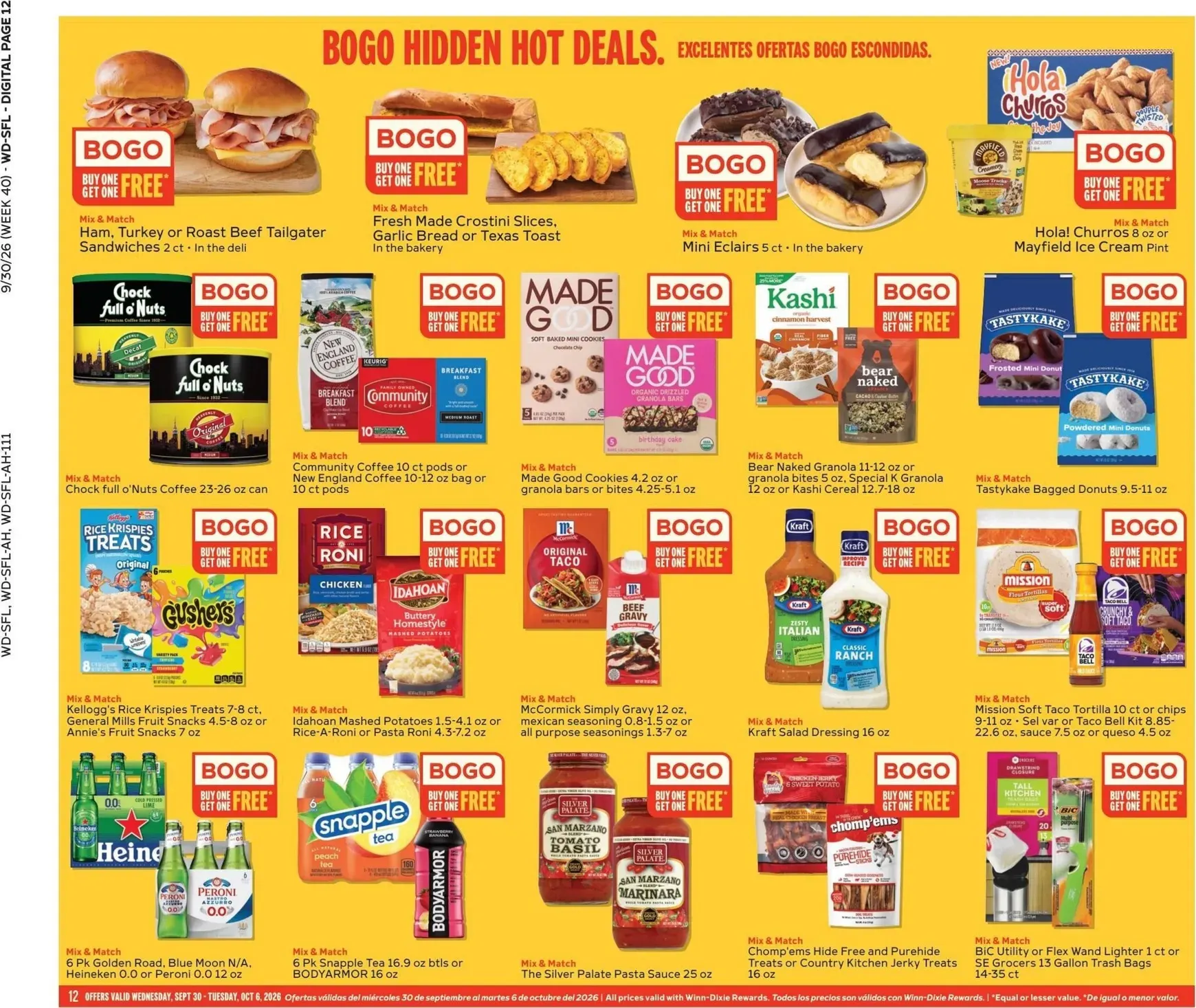 Weekly ad Current Winn-Dixie leaflet valid from Wednesday 09/30/2026 to Tuesday 10/06/2026 from September 30 to October 6 2026 - Page 12
