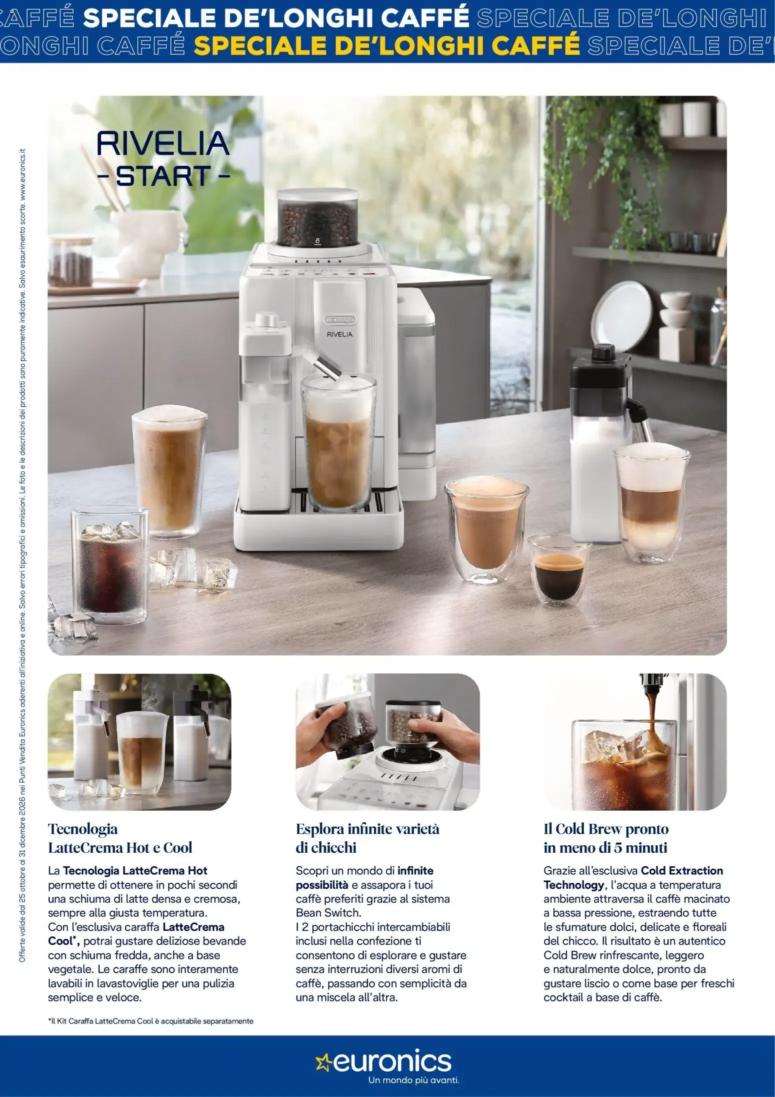 Euronics Tech Tech Speciale De'Longhi Caffè Rivelia da 25 ottobre a 31 dicembre di 2026 - Pagina del volantino 4