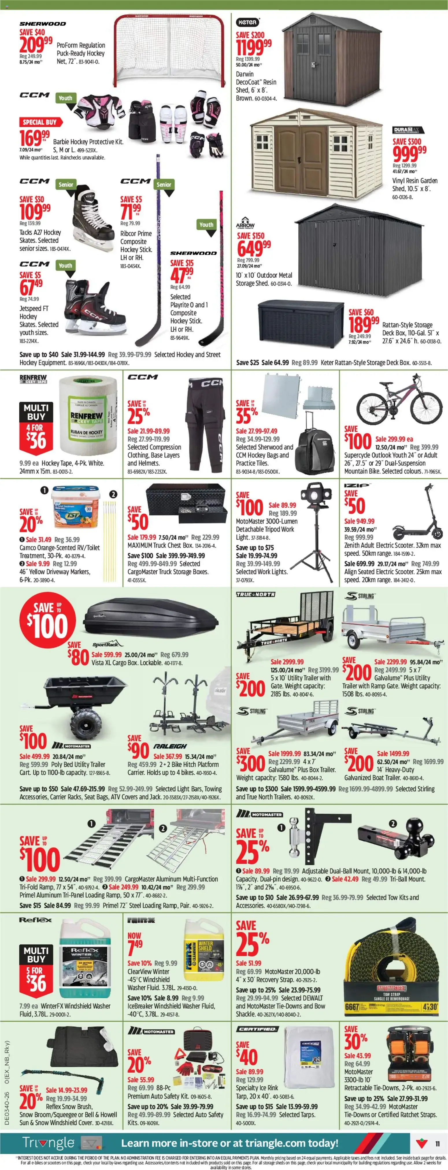 Canadian Tire weekly flyer from Oct 1, 2026 > weekly specials & deals from October 1 to October 7 2026 - flyer page 11