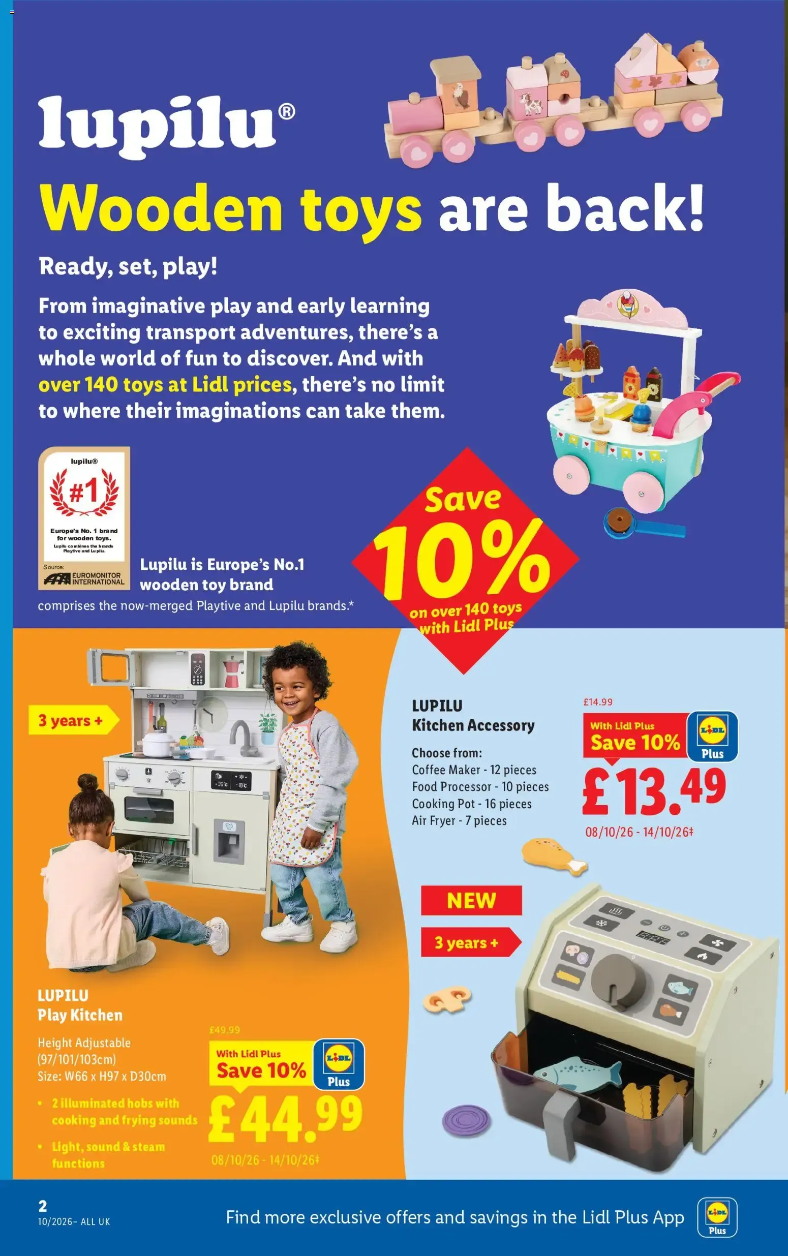 Lidl Wooden Toy Event from 8 October to 14 October 2026 - Catalogue Page 2