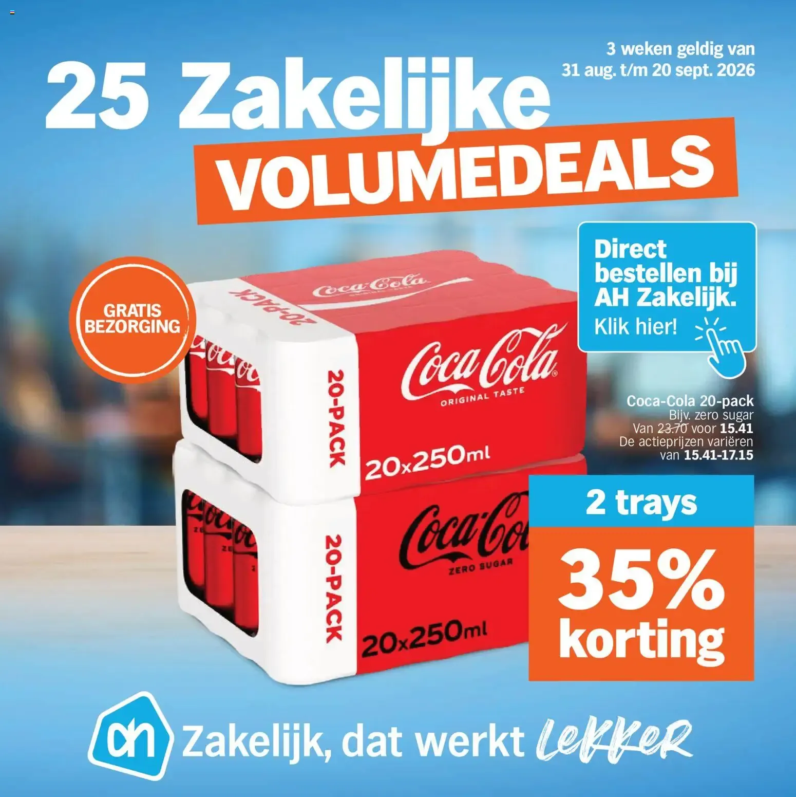 AH Zakelijke Volumedeals van 31 augustus tot 20 september 2026 - Folder pagina 1