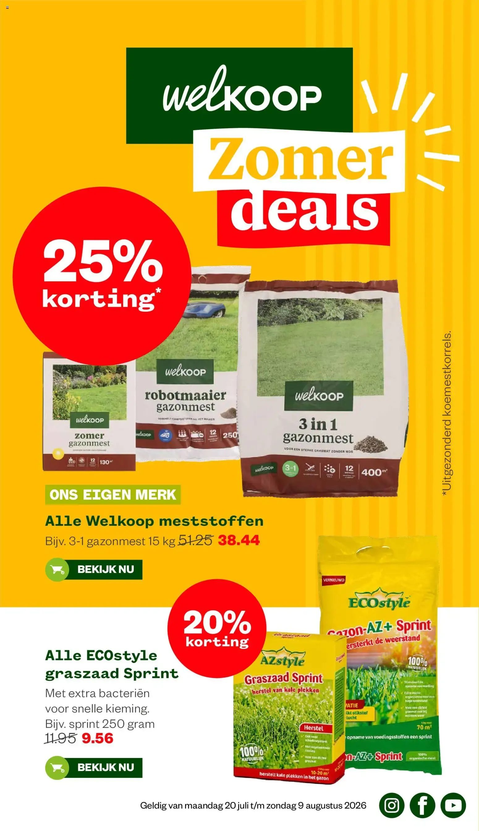Welkoop Zomer deals van 20 juli tot 9 augustus 2026 - Folder pagina 3