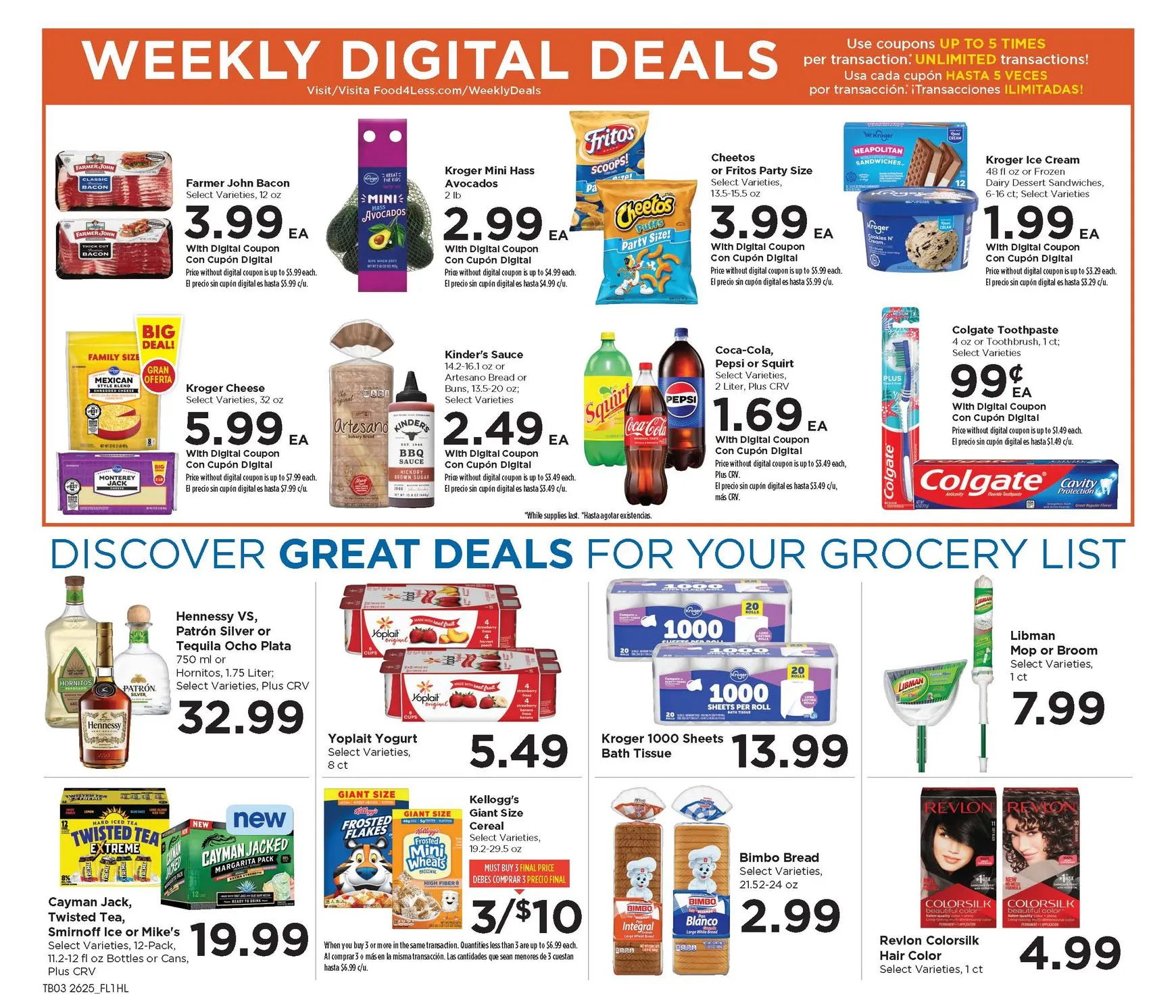 Weekly ad Current Food 4 Less - Weekly Ad Print leaflet valid from Wednesday 07/22/2026 to Wednesday 07/29/2026 from July 22 to July 28 2026 - Page 6