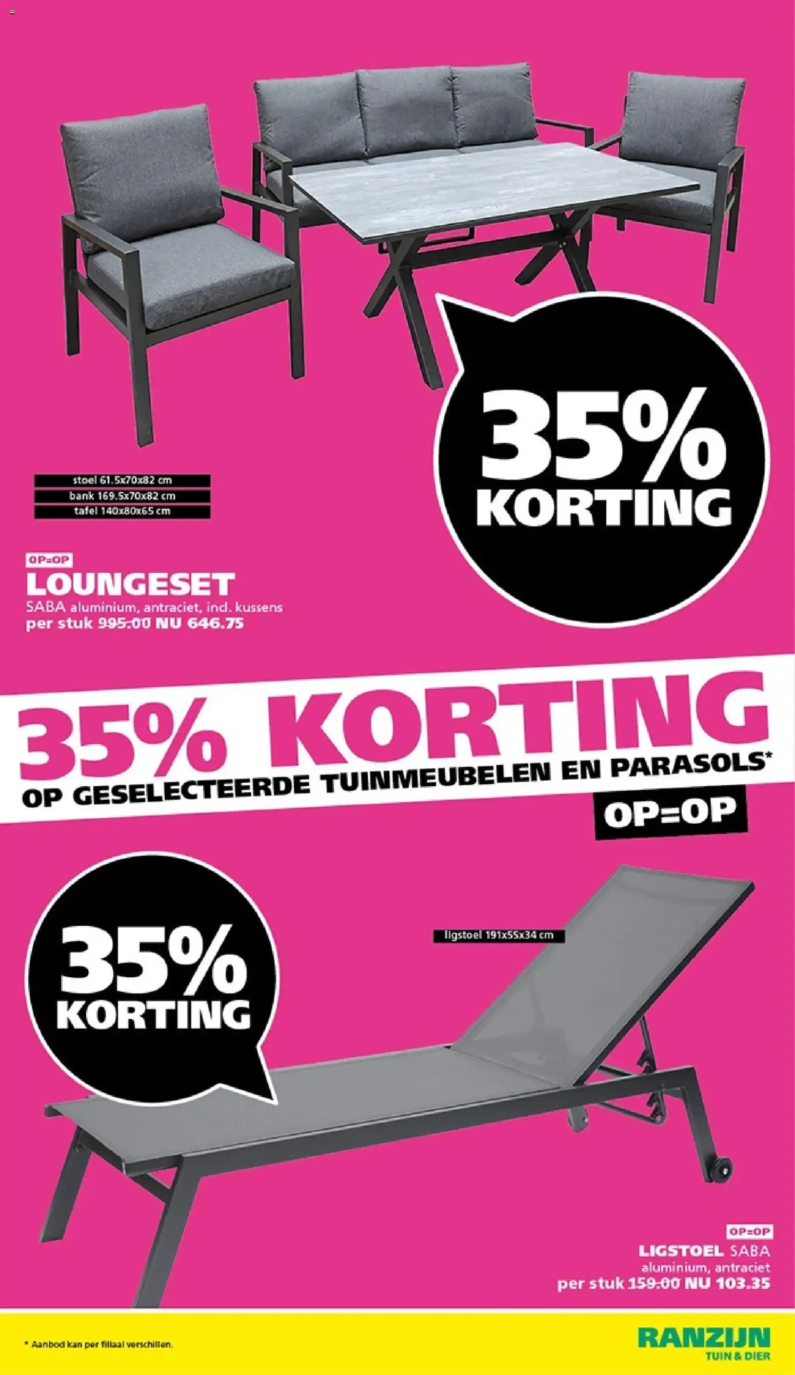 Ranzijn Tuin & Dier: Uitverkoop Tuinmeubelen van 9 augustus tot 22 augustus 2026 - Folder pagina 2