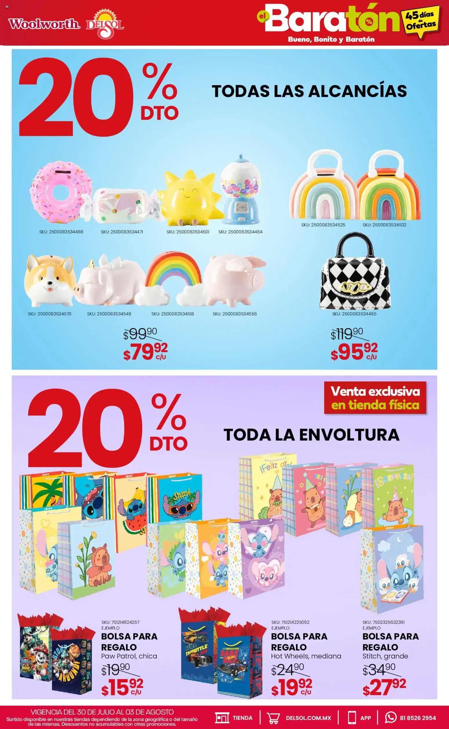 Catálogo de Del Sol y Woolworth catálogo Bueno, Bonito y Baratón (30/07/2026 - 03/08/2026) - catálogo en línea 30 de julio al 3 de agosto 2026 - Pagina 24