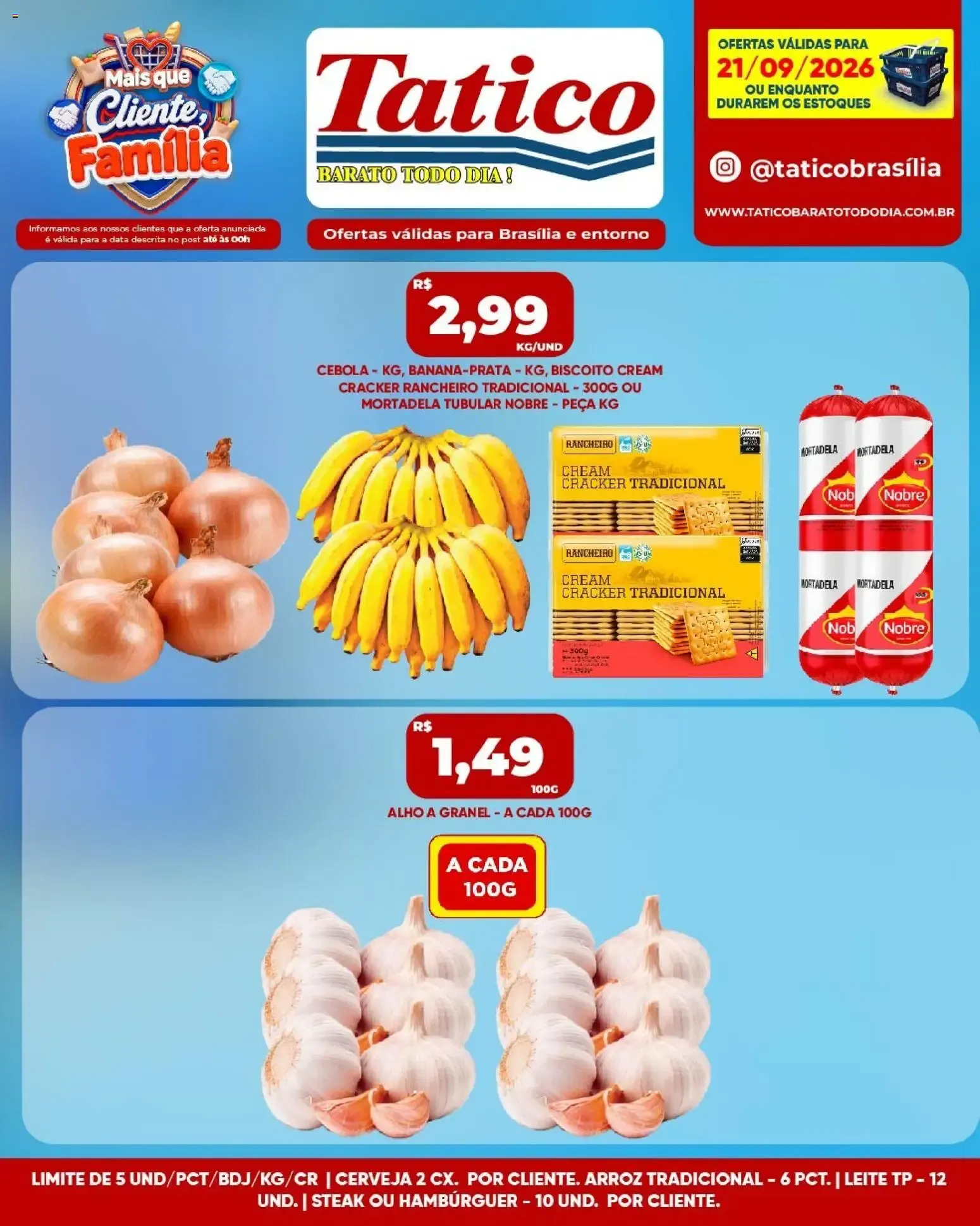Tatico ofertas do Dia de 21/09/2026 | Promoções Online