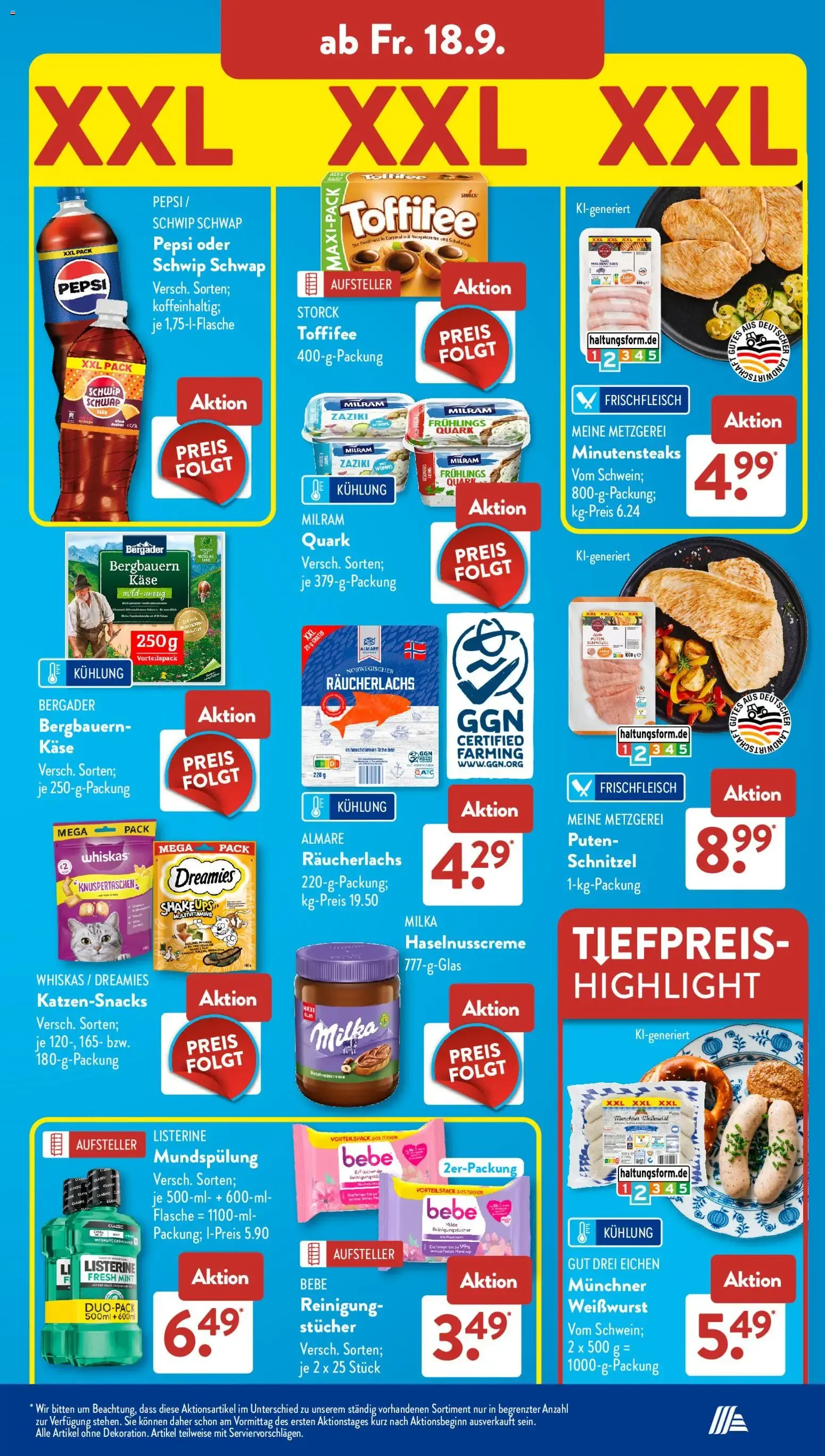 Aldi Süd Tiefpreis-Highlight von 14. September bis 19. September 2026 - Prospekt seite 13