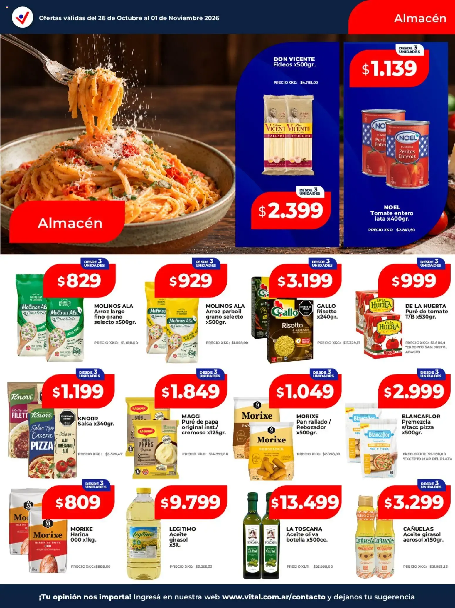 Ofertas de Vital - Ofertas || del 26/10/2026 - 01/11/2026 || Catálogo 26 de octubre al 1 de noviembre 2026 - Página 17 del catálogo