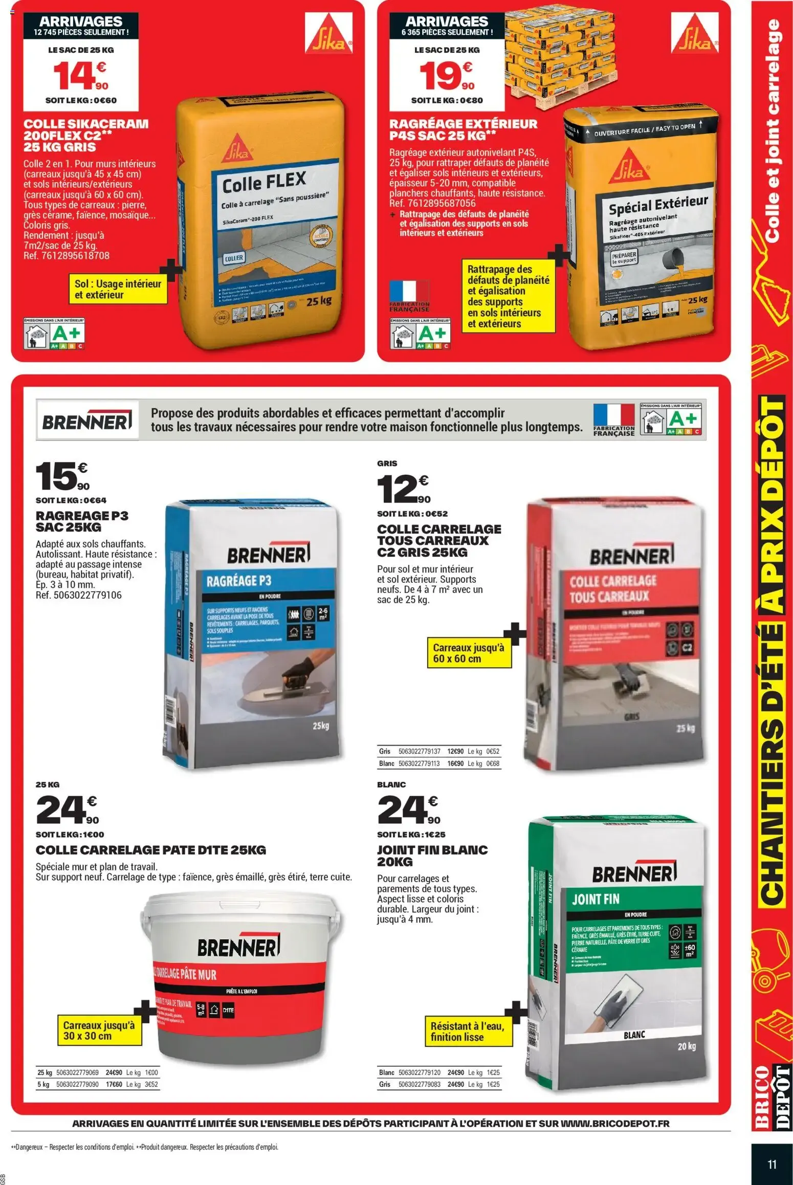 Brico Dépôt catalogue à partir du 17/07/2026 - promo en ligne du 17 juillet au 30 juillet 2026 - Catalogue page 11