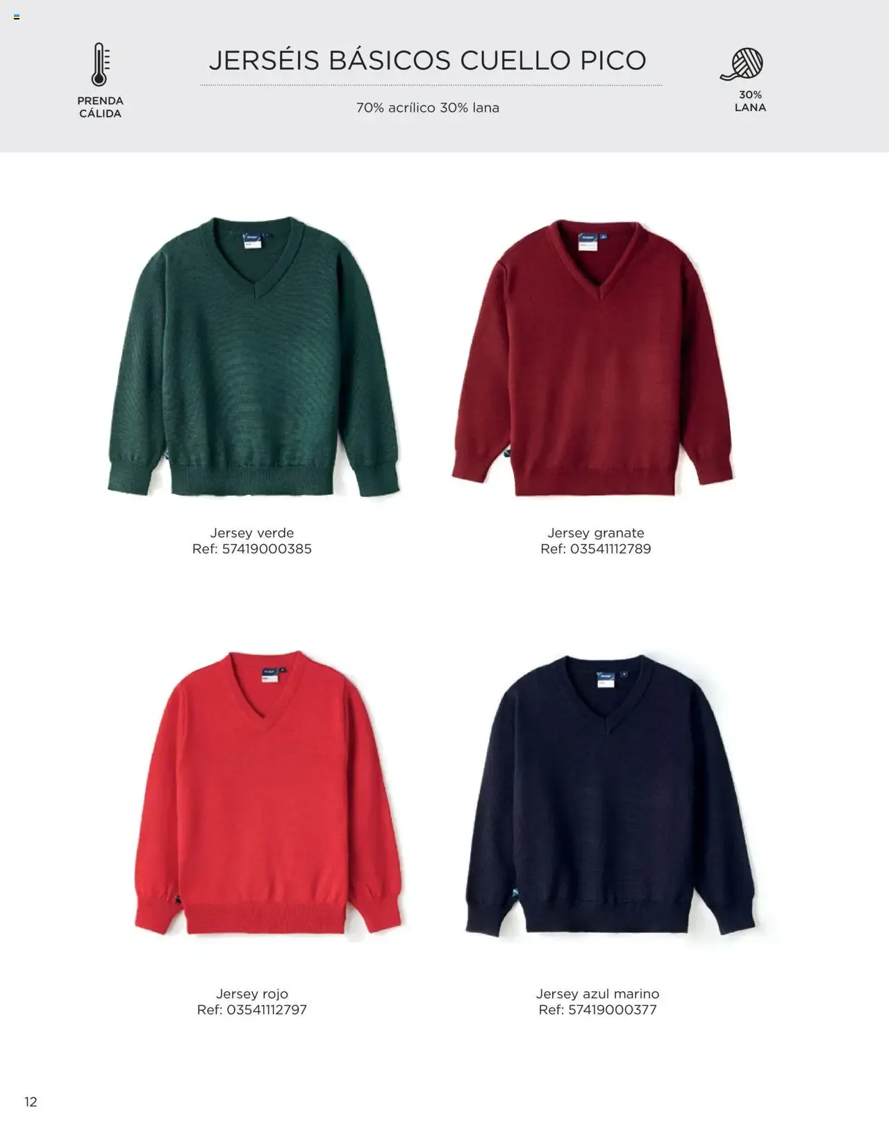 Catálogo de El Corte Inglés Uniformes 22 de abril al 31 de diciembre 2026 - Página 12