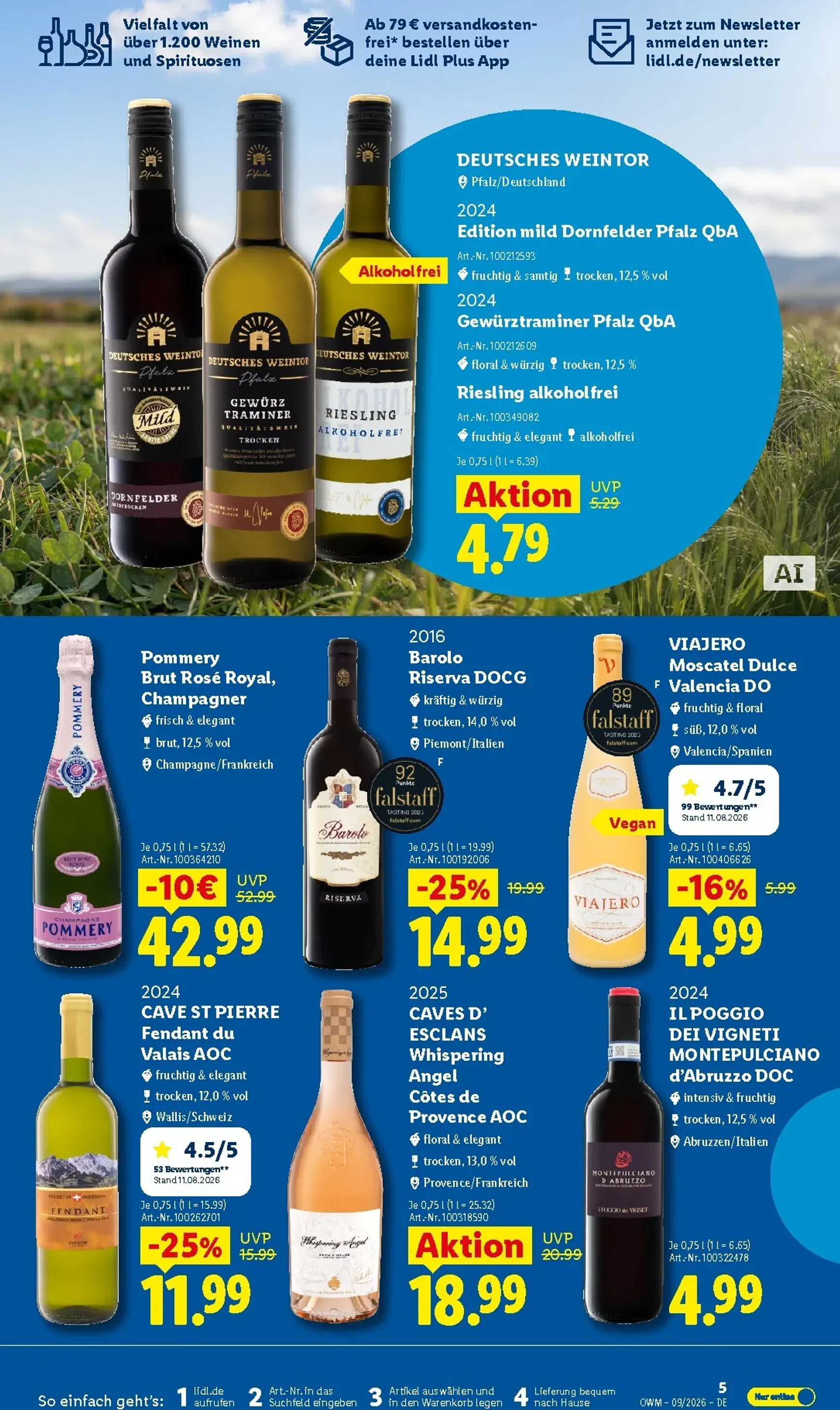 Lidl - Wein & Spirituosen Prospekt – von Dienstag 01.09.2026 bis Mittwoch 30.09.2026 von 1. September bis 30. September 2026 - Prospekt seite 5