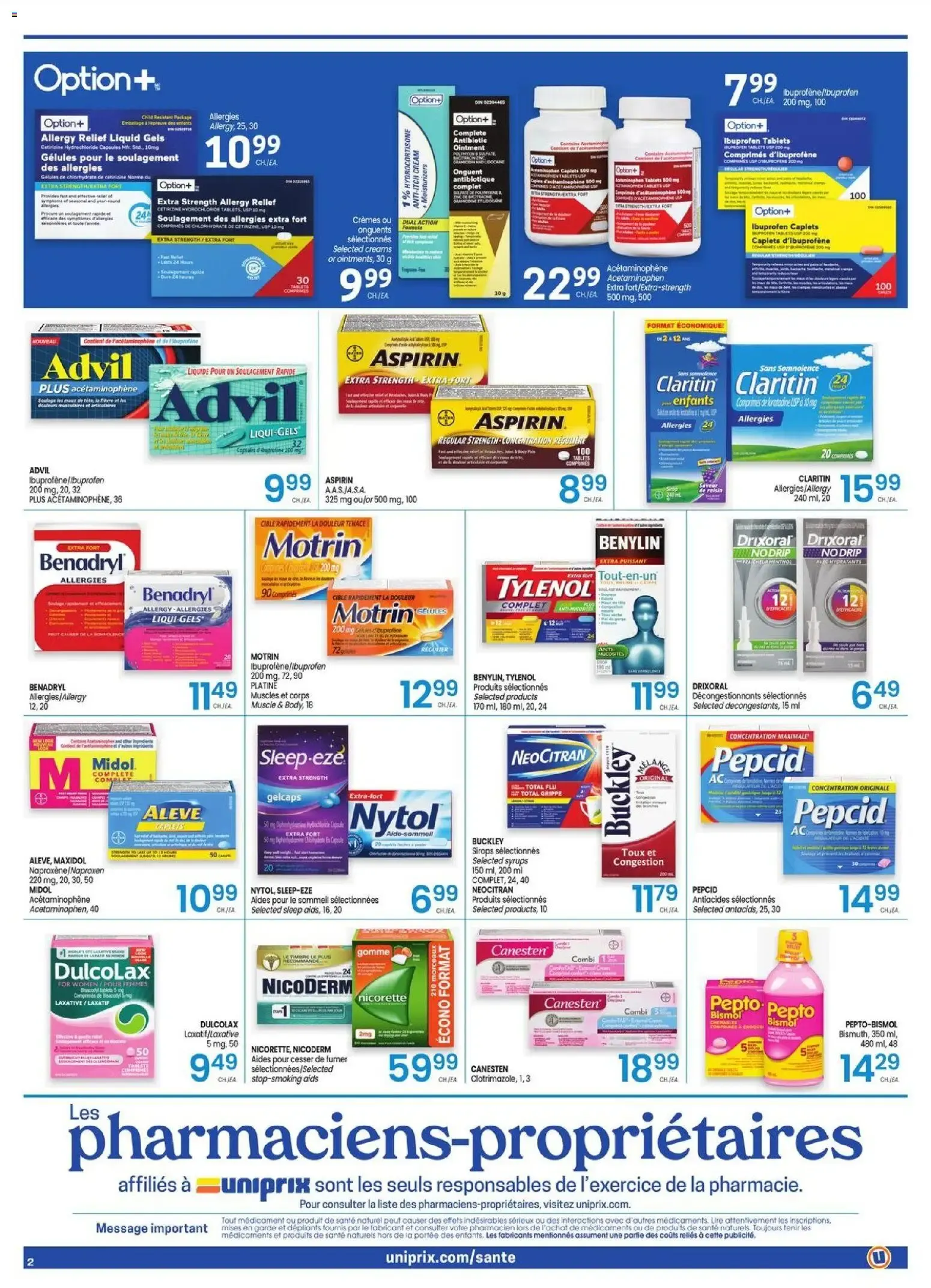 Uniprix - Uniprix Sante from Jul 30, 2026 > weekly specials & deals from July 30 to August 5 2026 - flyer page 2